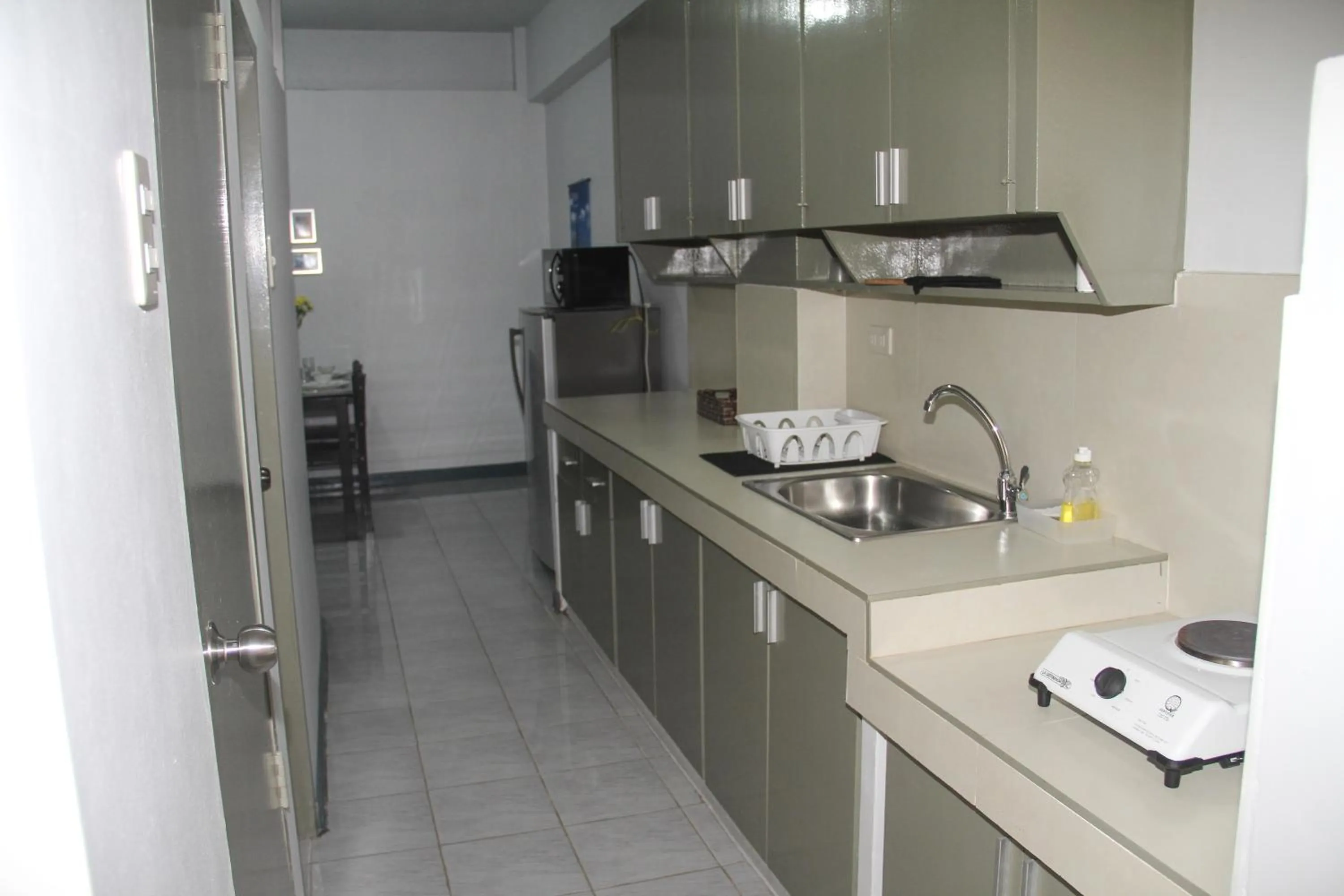 Kitchen or kitchenette in Abela Apartments