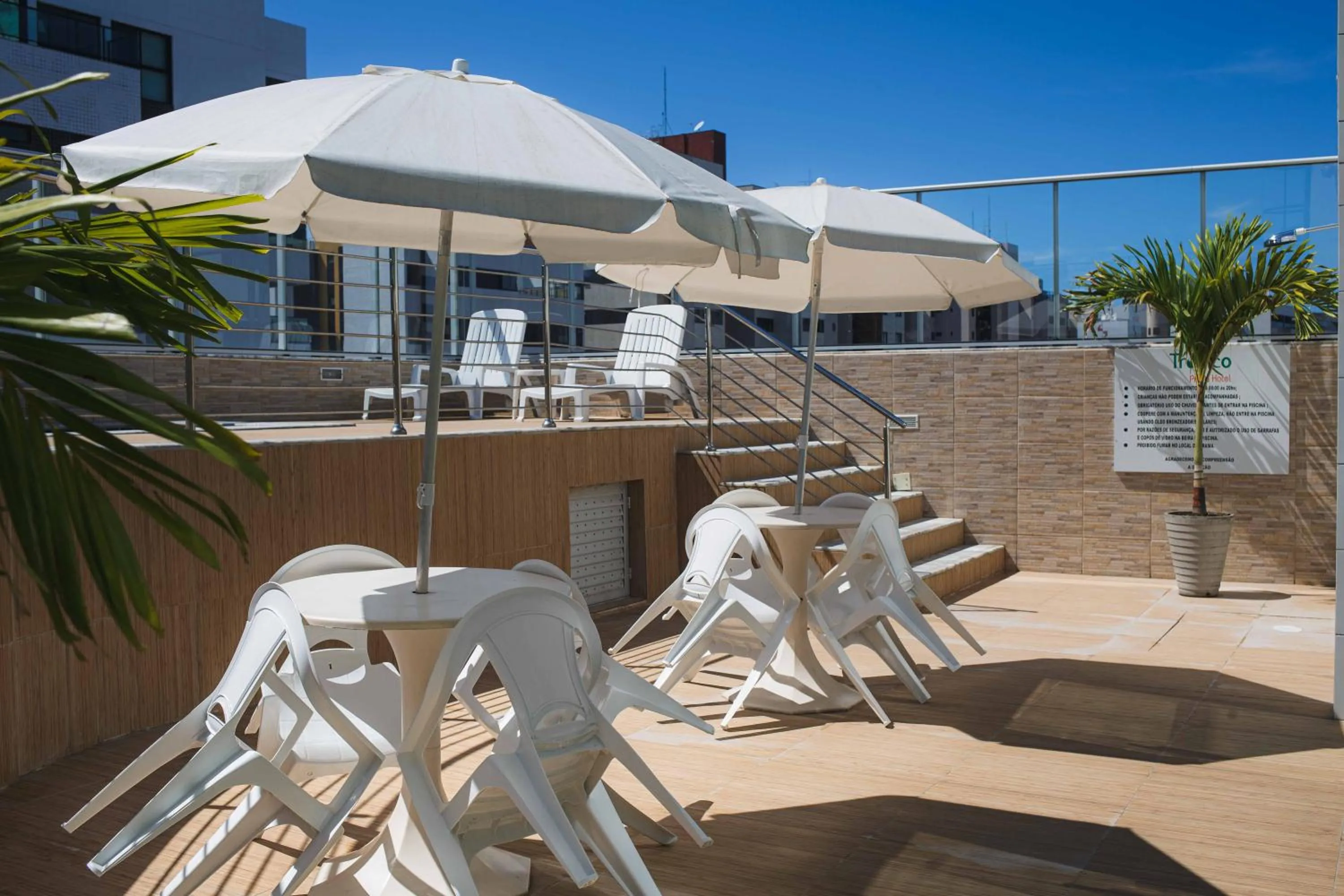 Balcony/Terrace in Trópico Praia Hotel