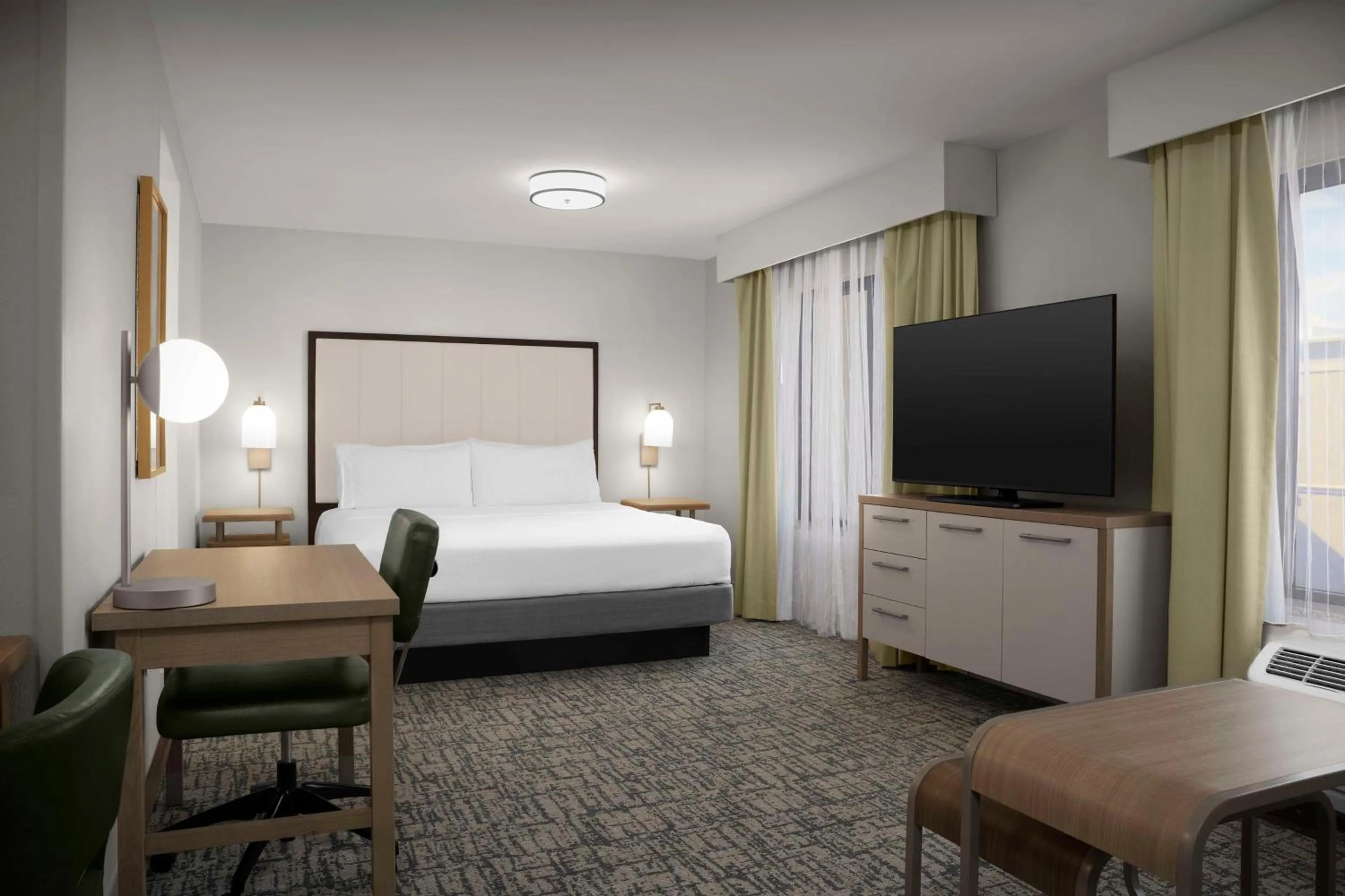 TV and multimedia, Bed in Homewood Suites by Hilton Jacksonville-Downtown/Southbank