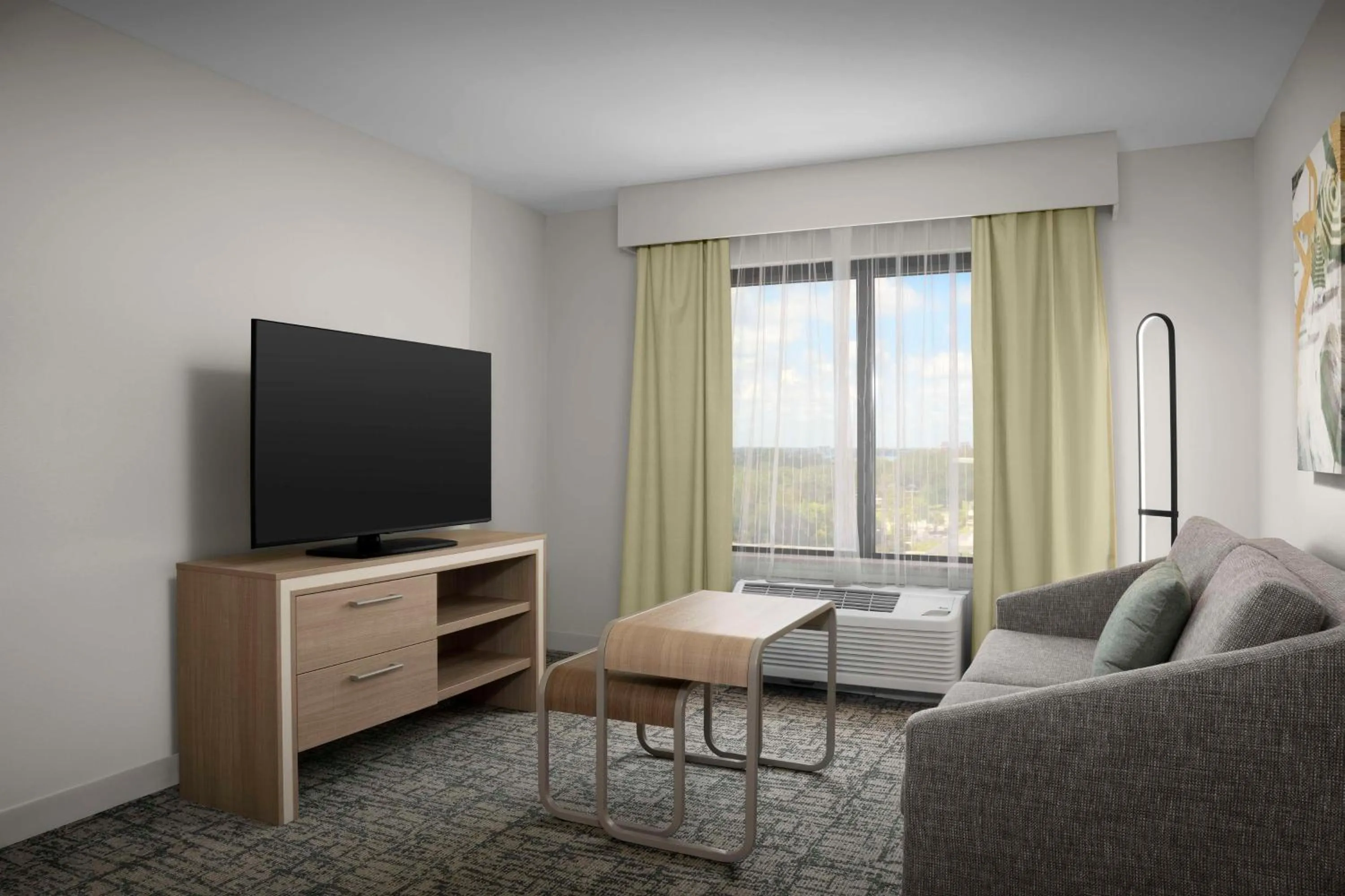 Living room in Homewood Suites by Hilton Jacksonville-Downtown/Southbank