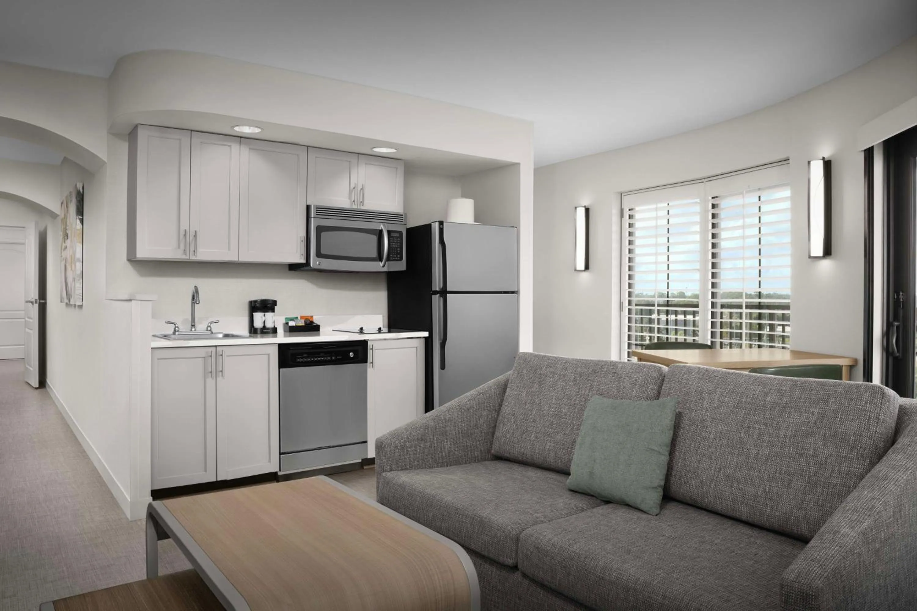 Kitchen or kitchenette in Homewood Suites by Hilton Jacksonville-Downtown/Southbank