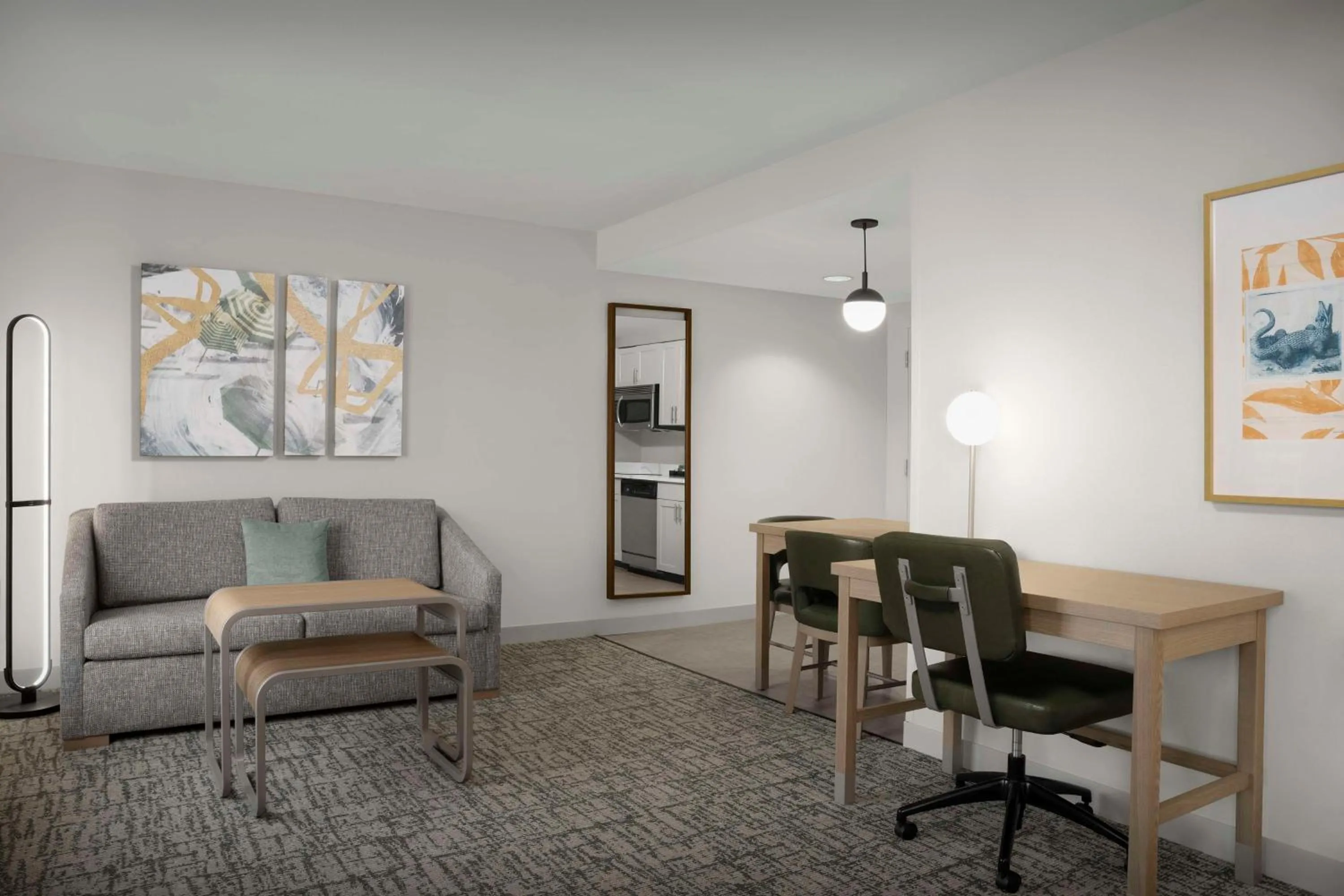 Living room in Homewood Suites by Hilton Jacksonville-Downtown/Southbank