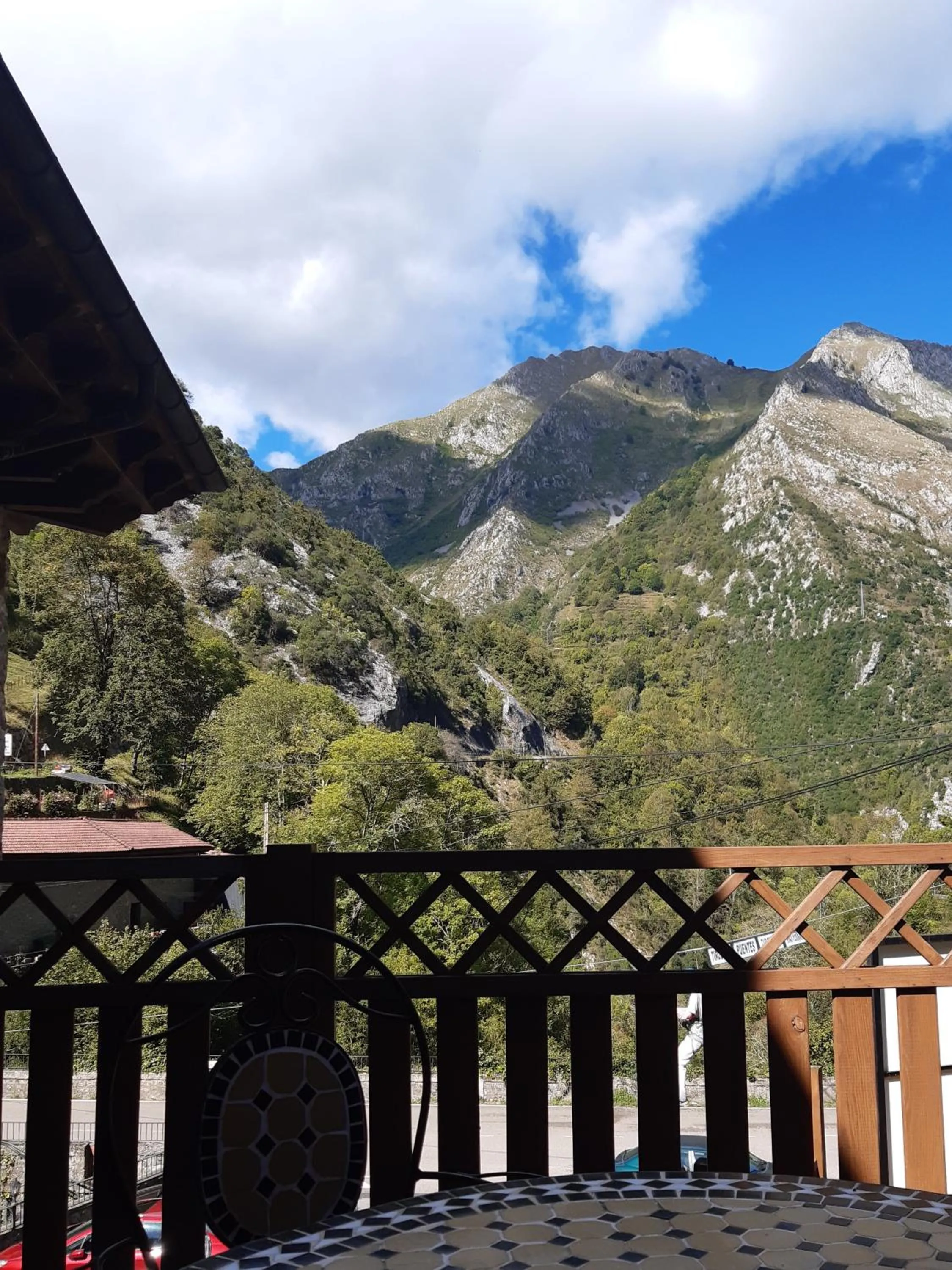 Balcony/Terrace in Hotel Puente Vidosa