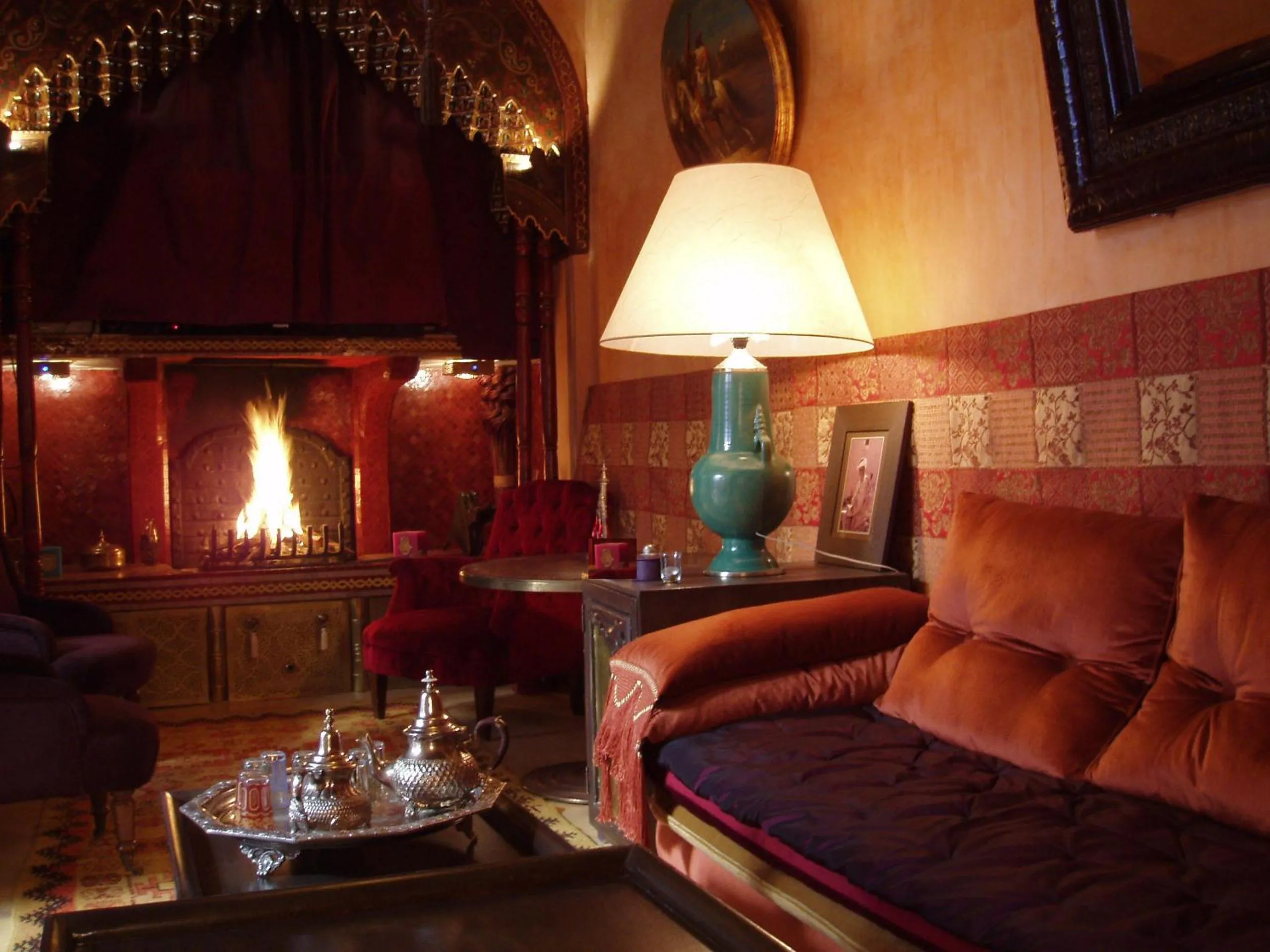 Living room in Riad Armelle