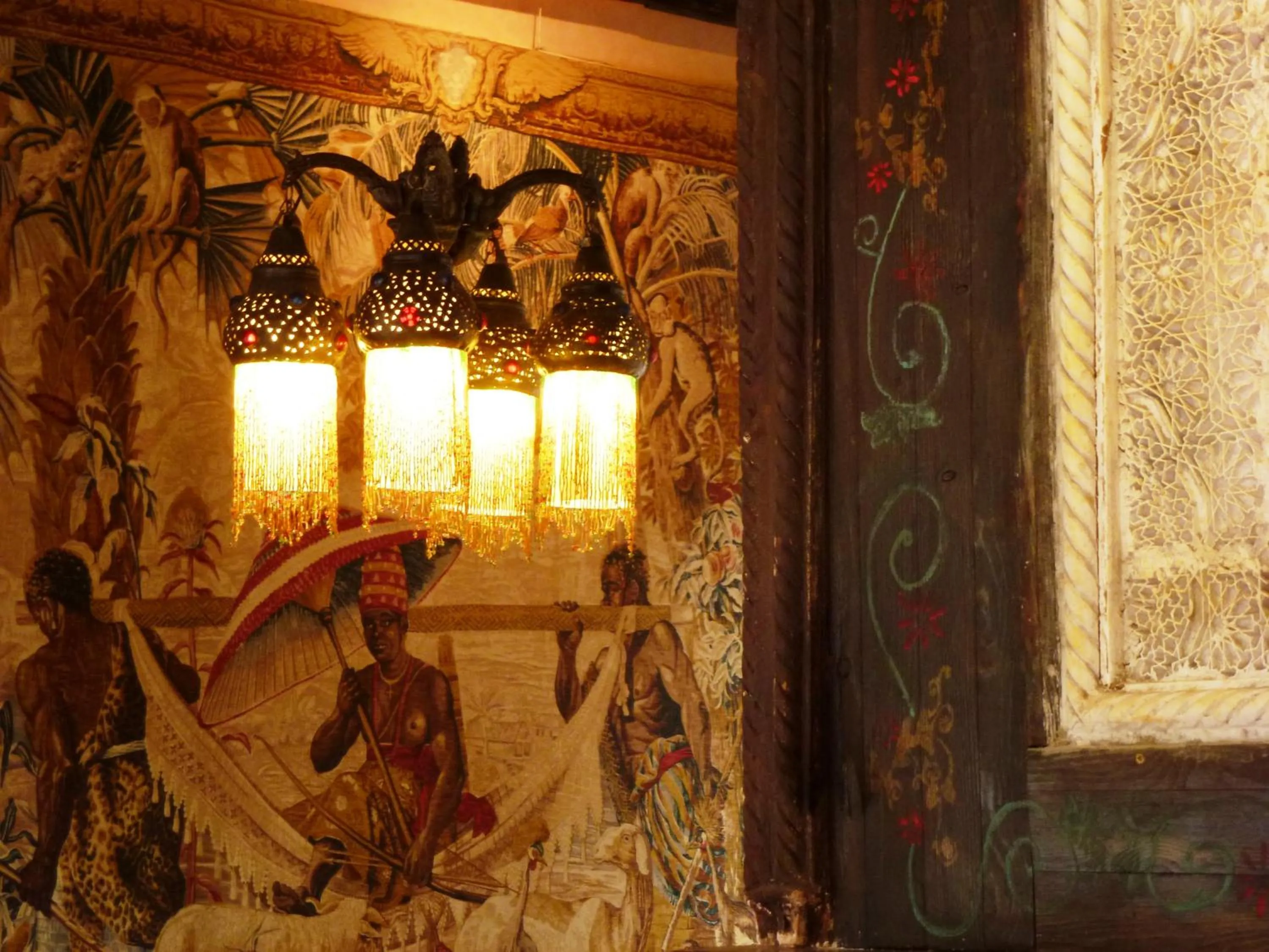 Decorative detail in Riad Armelle