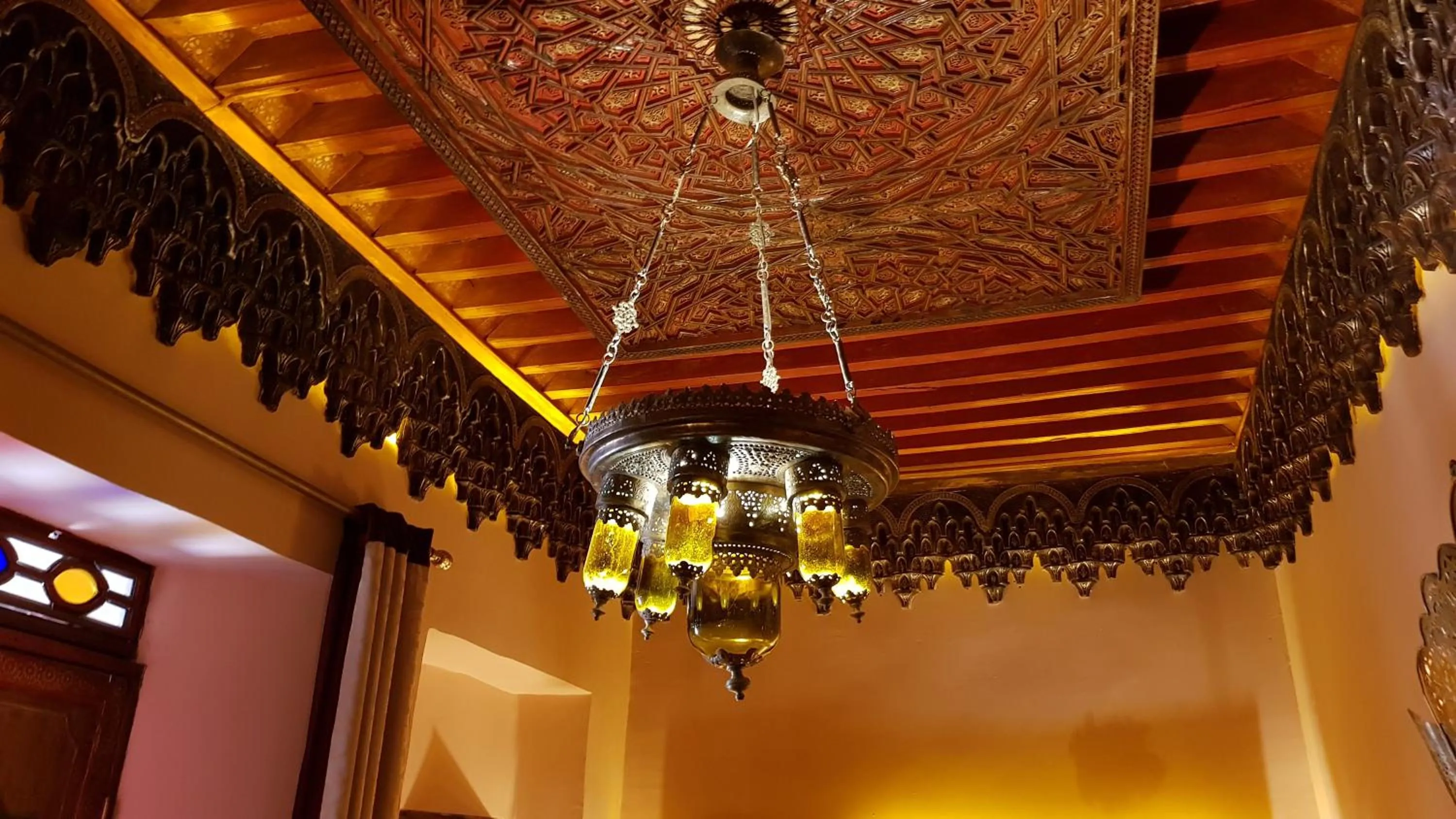Decorative detail in Riad Armelle