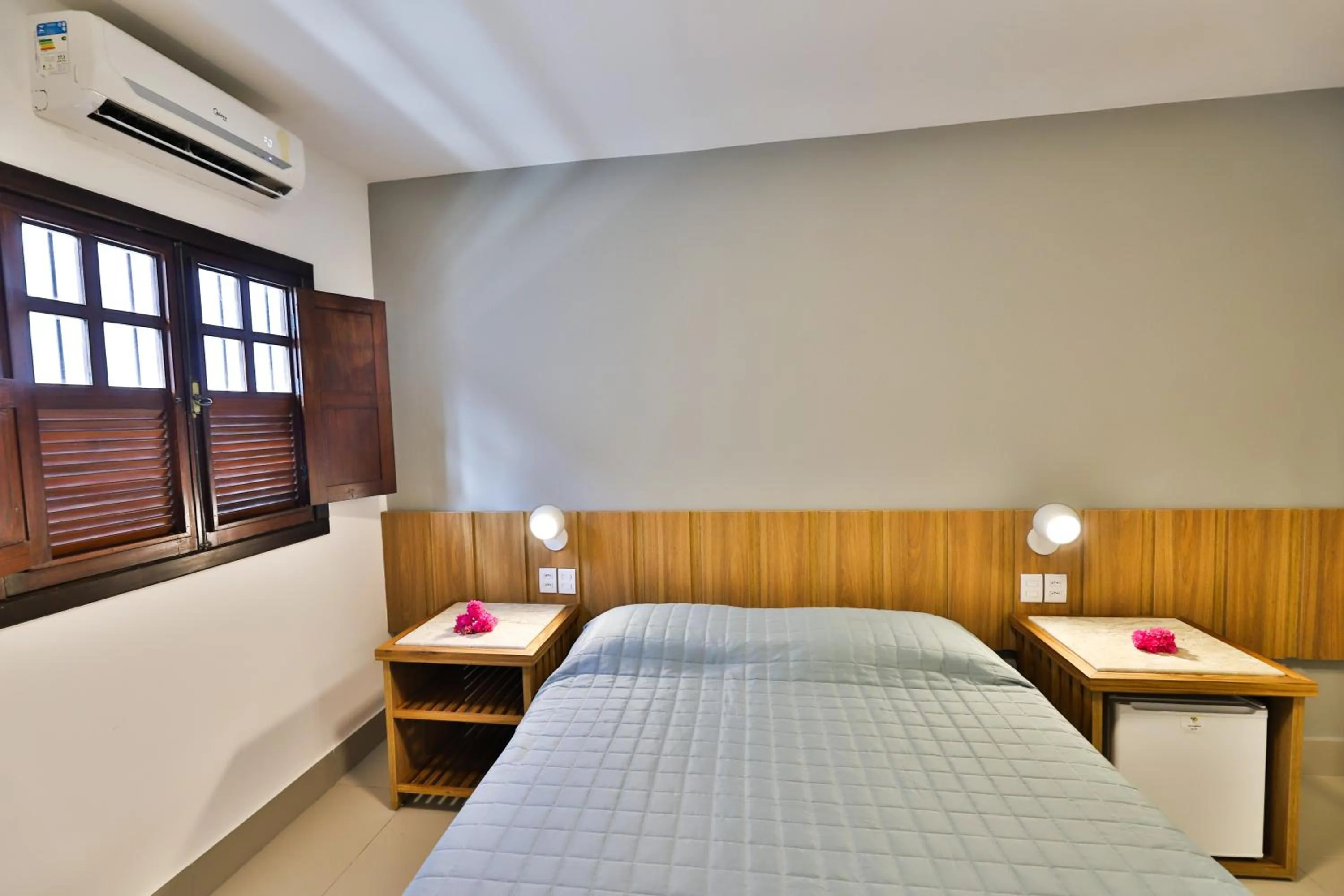 Bed in Pousada da Ladeira