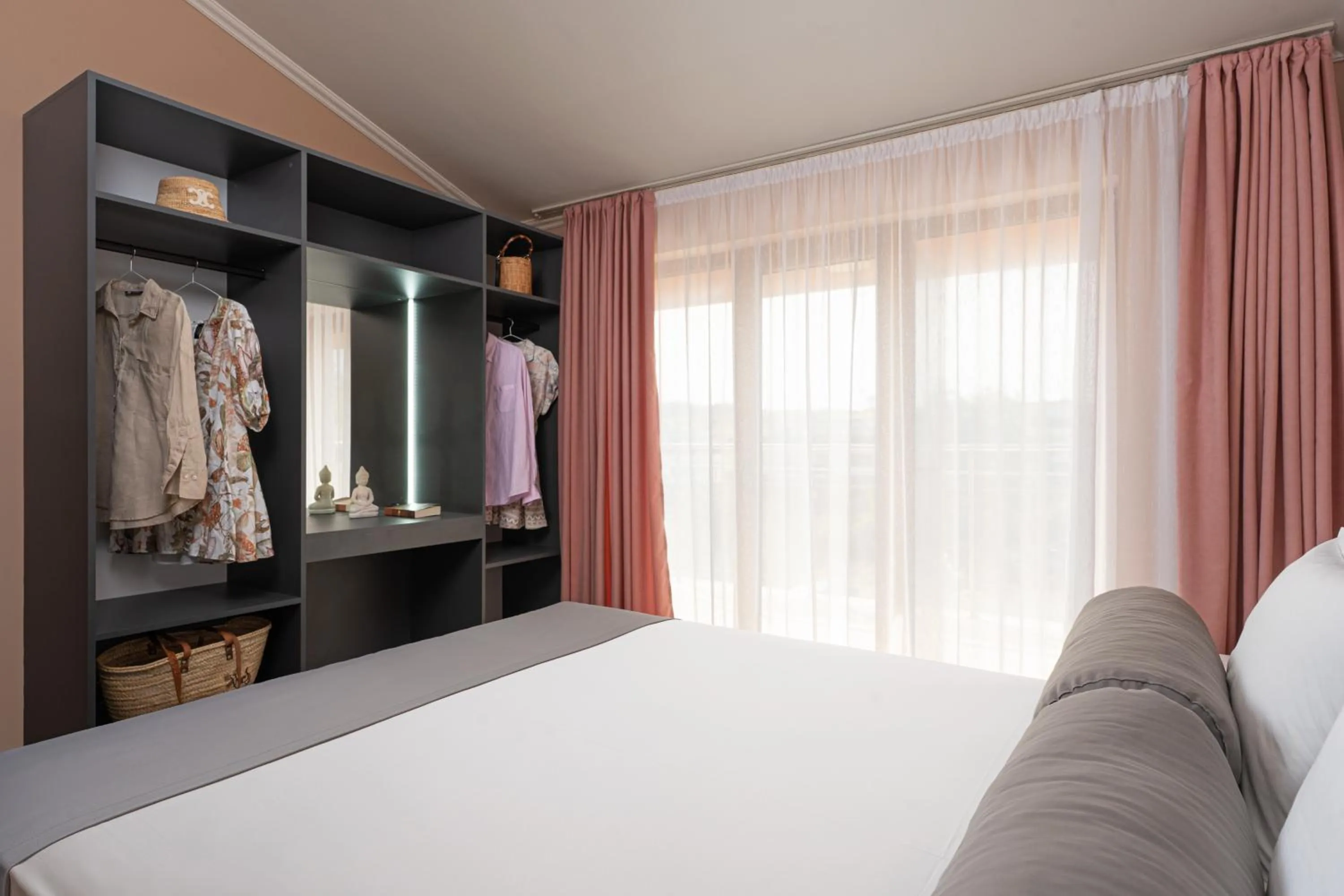 Bed in Семеен хотел Golden Place