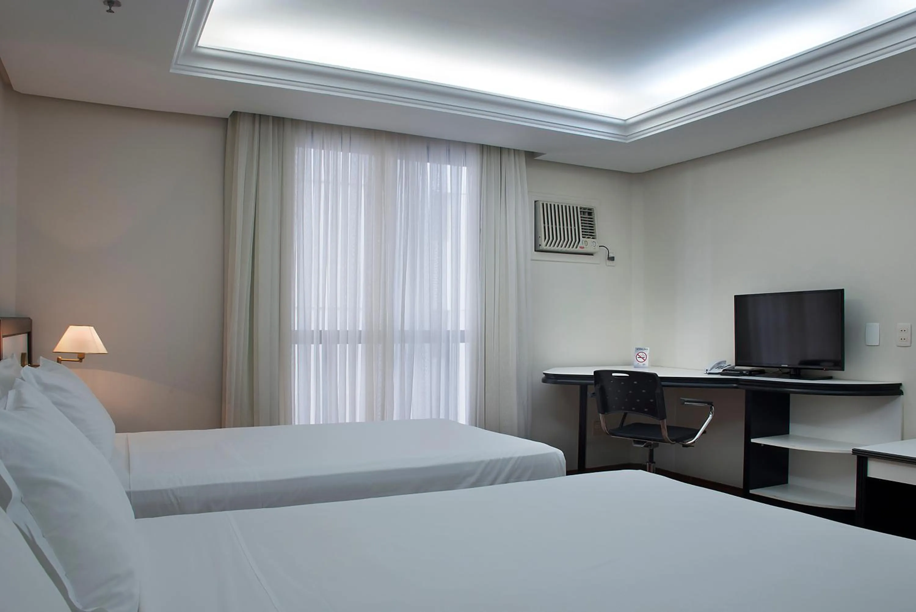 Bedroom, Bed in Master Grande Hotel - Próximo ao Palácio do Governo