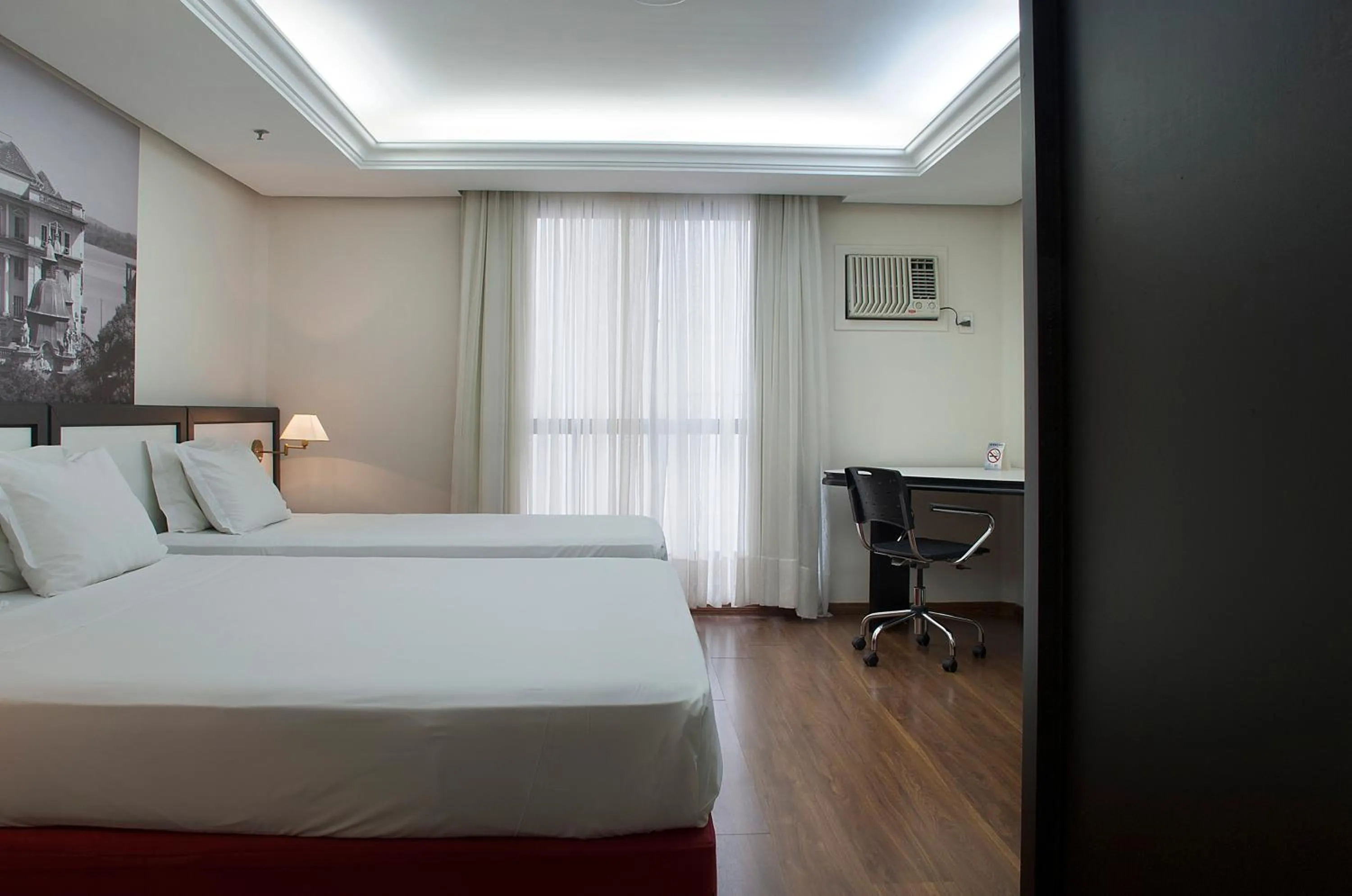 Bedroom, Bed in Master Grande Hotel - Próximo ao Palácio do Governo