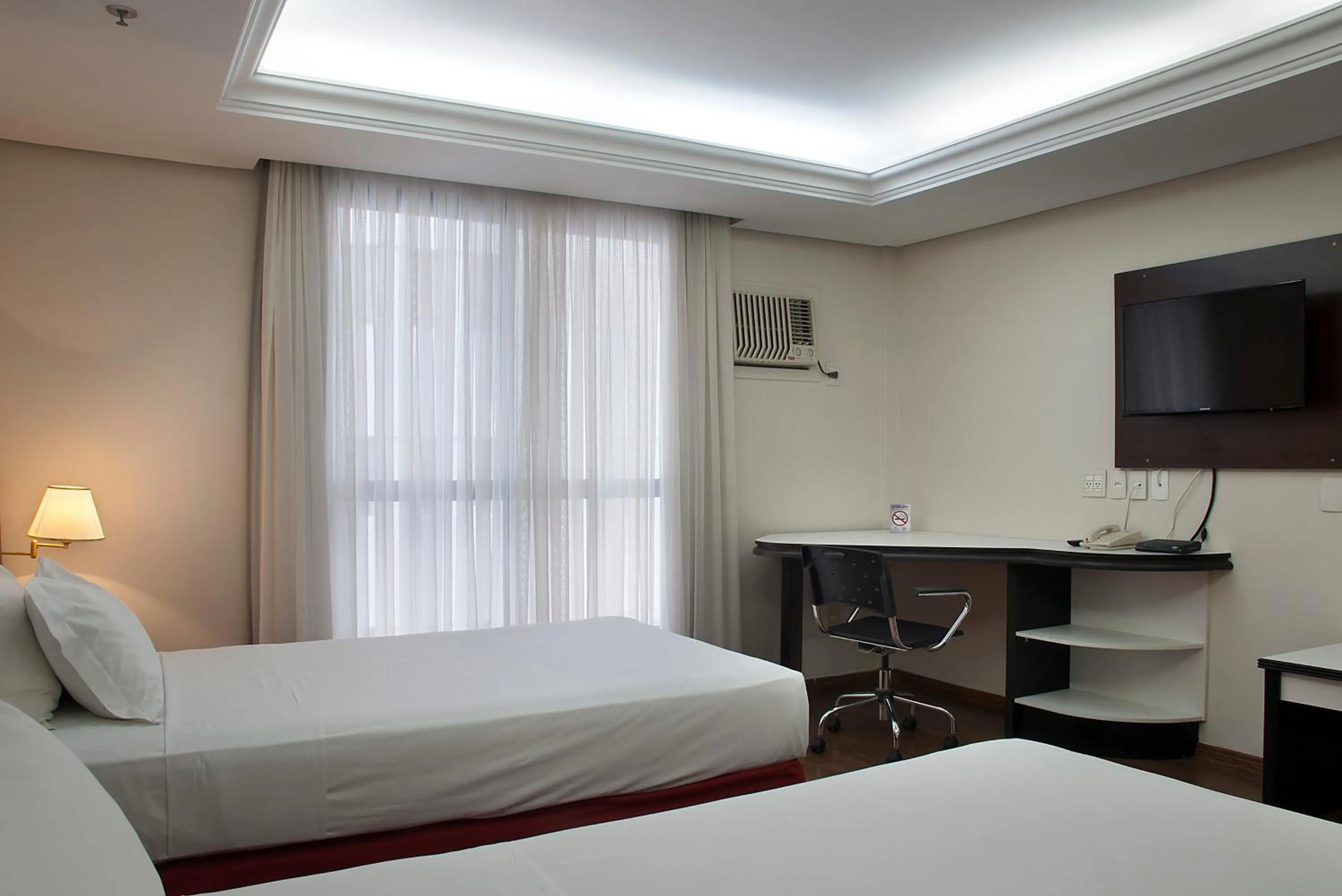 Bedroom, Bed in Master Grande Hotel - Próximo ao Palácio do Governo