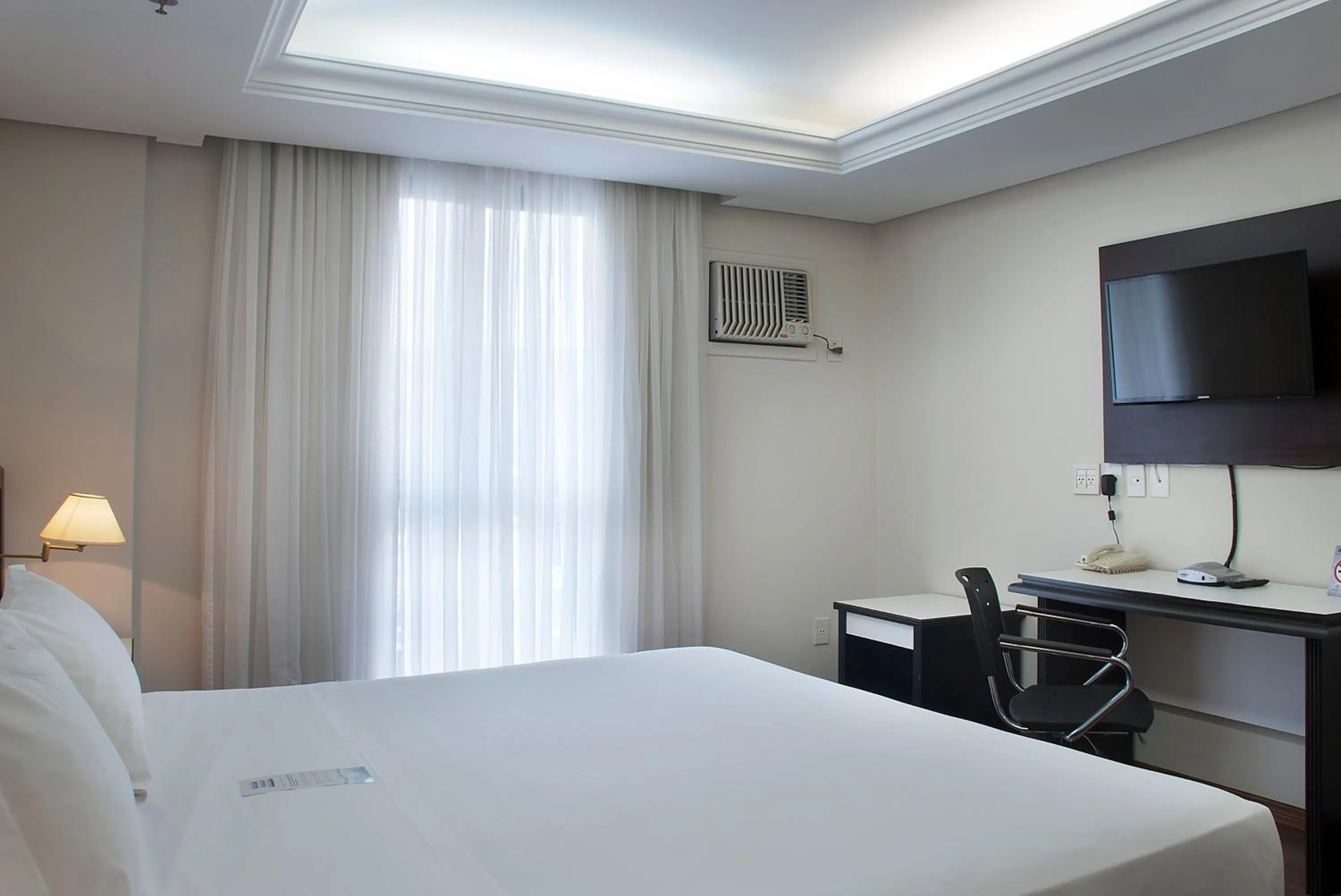 Bedroom, Bed in Master Grande Hotel - Próximo ao Palácio do Governo