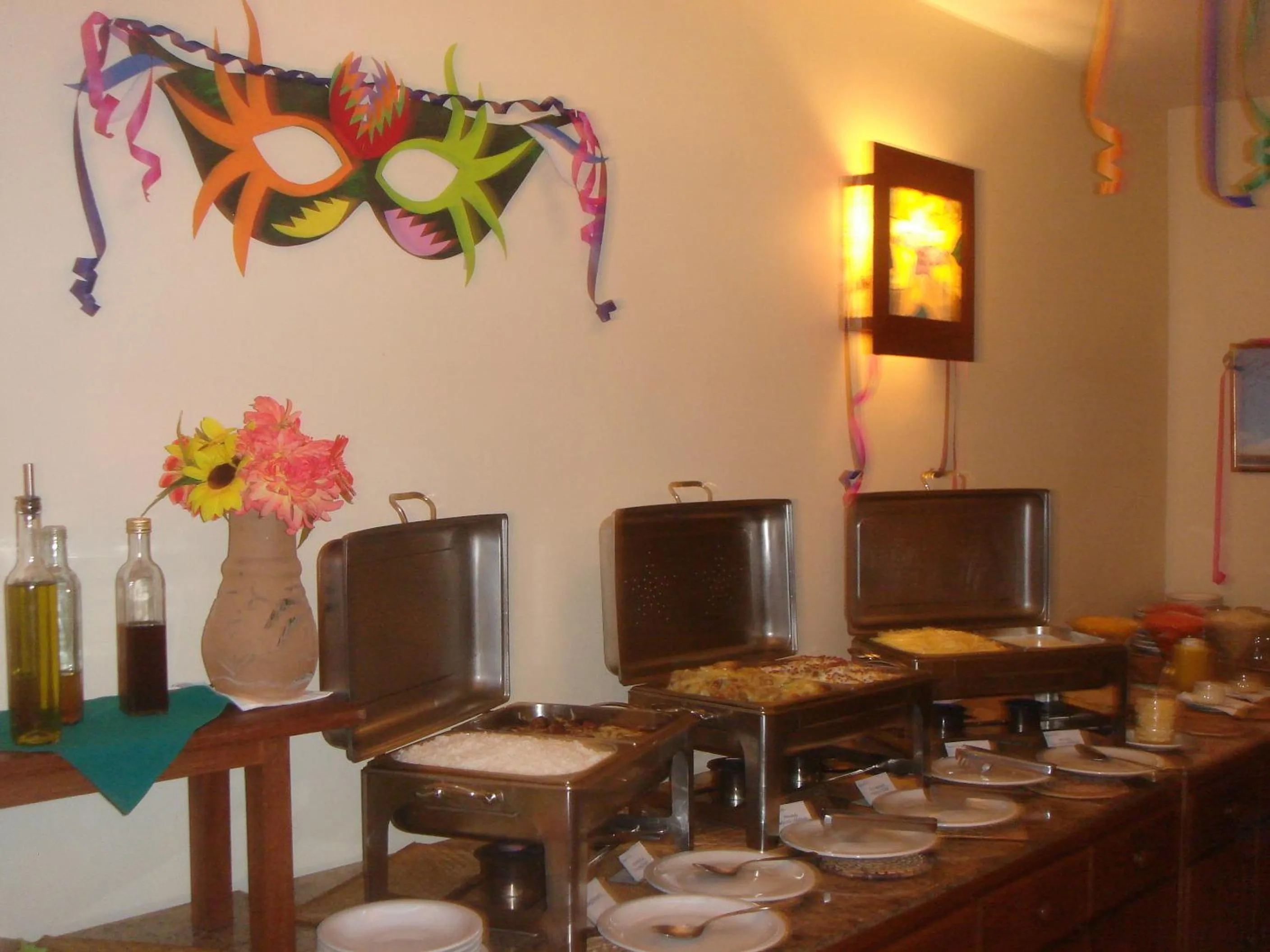 Dining area in Hotel Laguna Blu