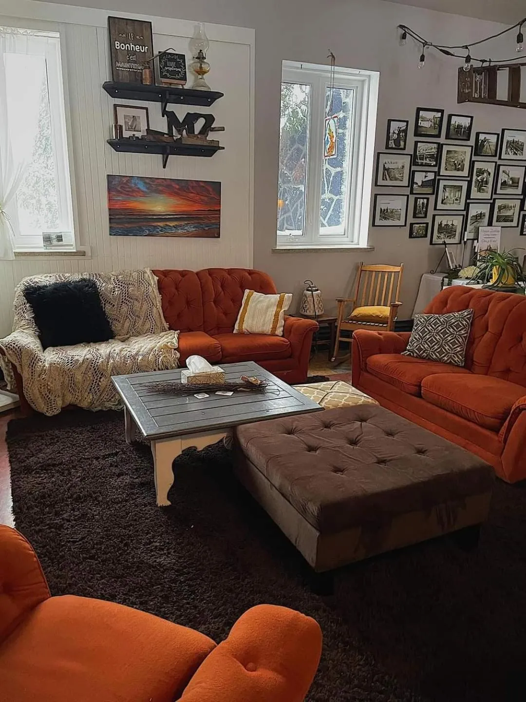 Living room in Maison Zacharie