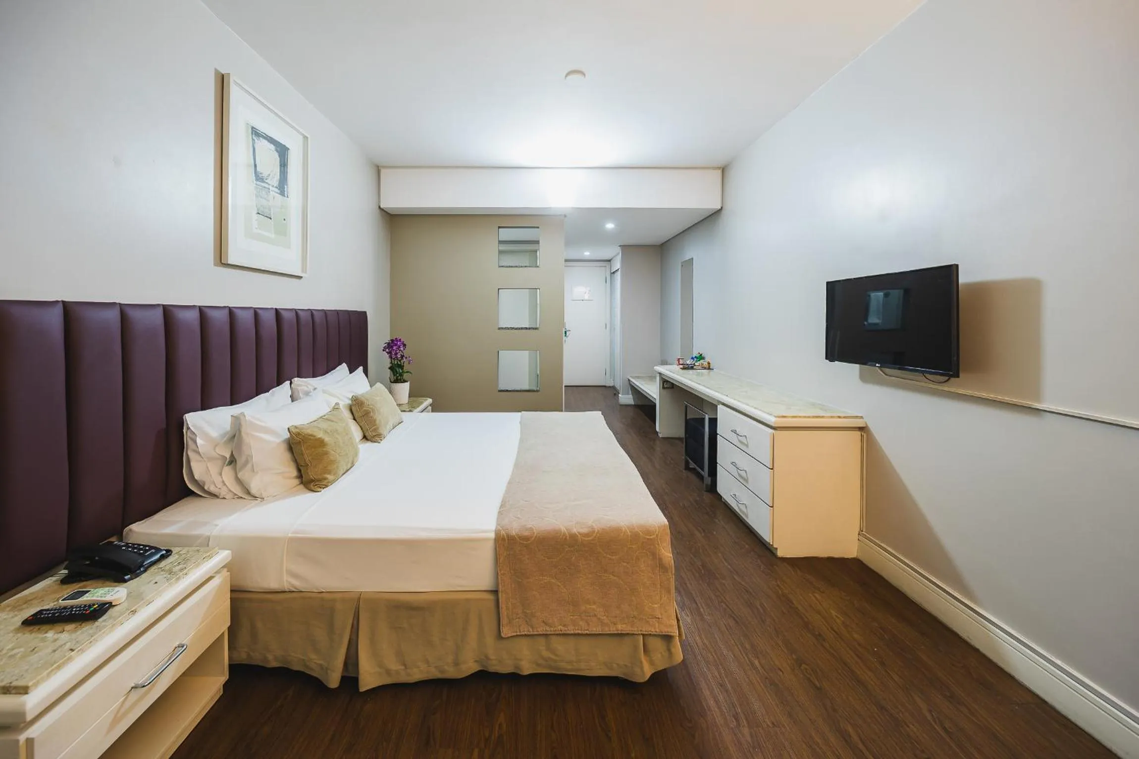 Bedroom, Bed in Hotel Victoria Villa Curitiba by Nacional Inn