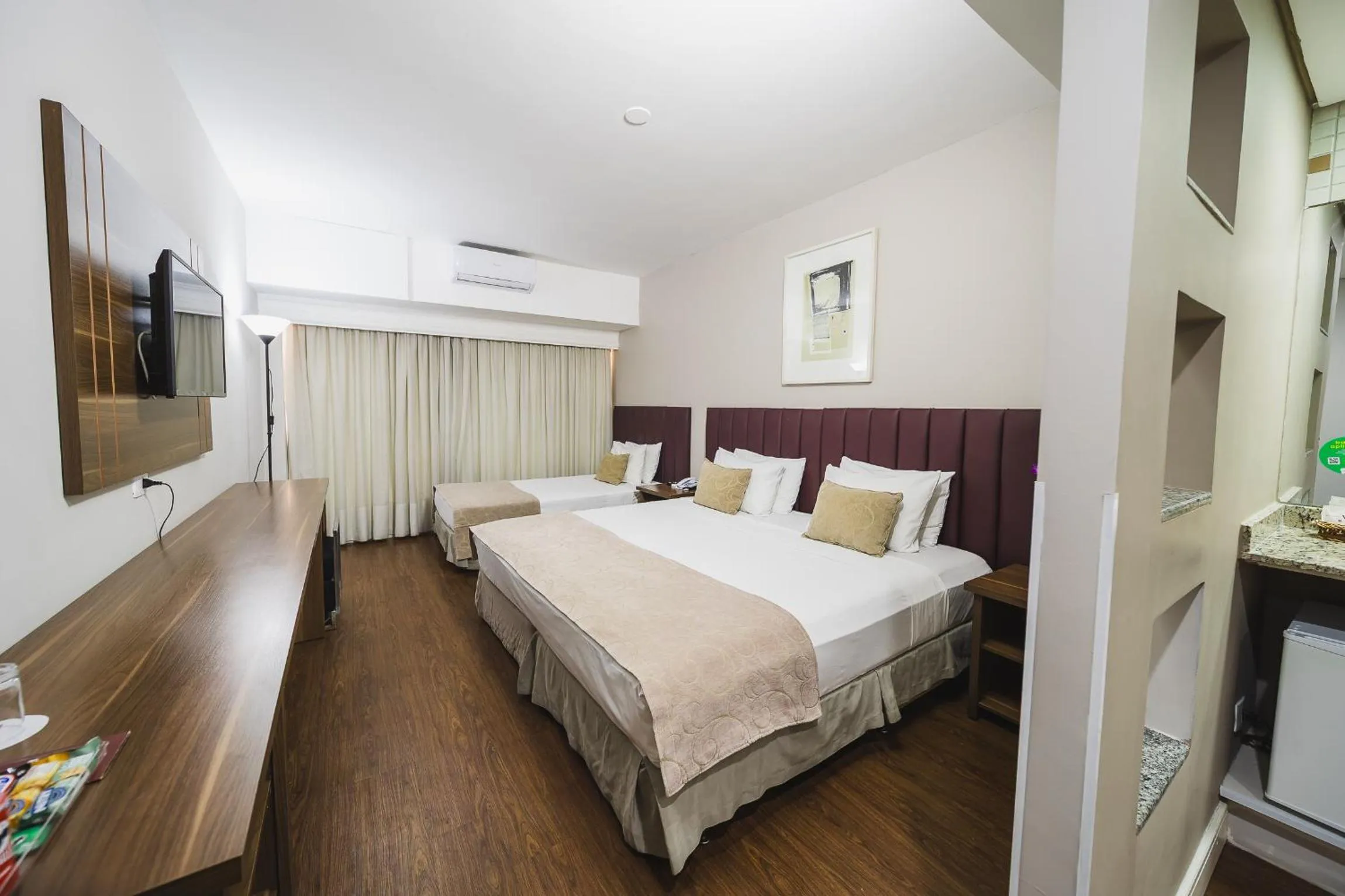 Bed in Hotel Victoria Villa Curitiba by Nacional Inn