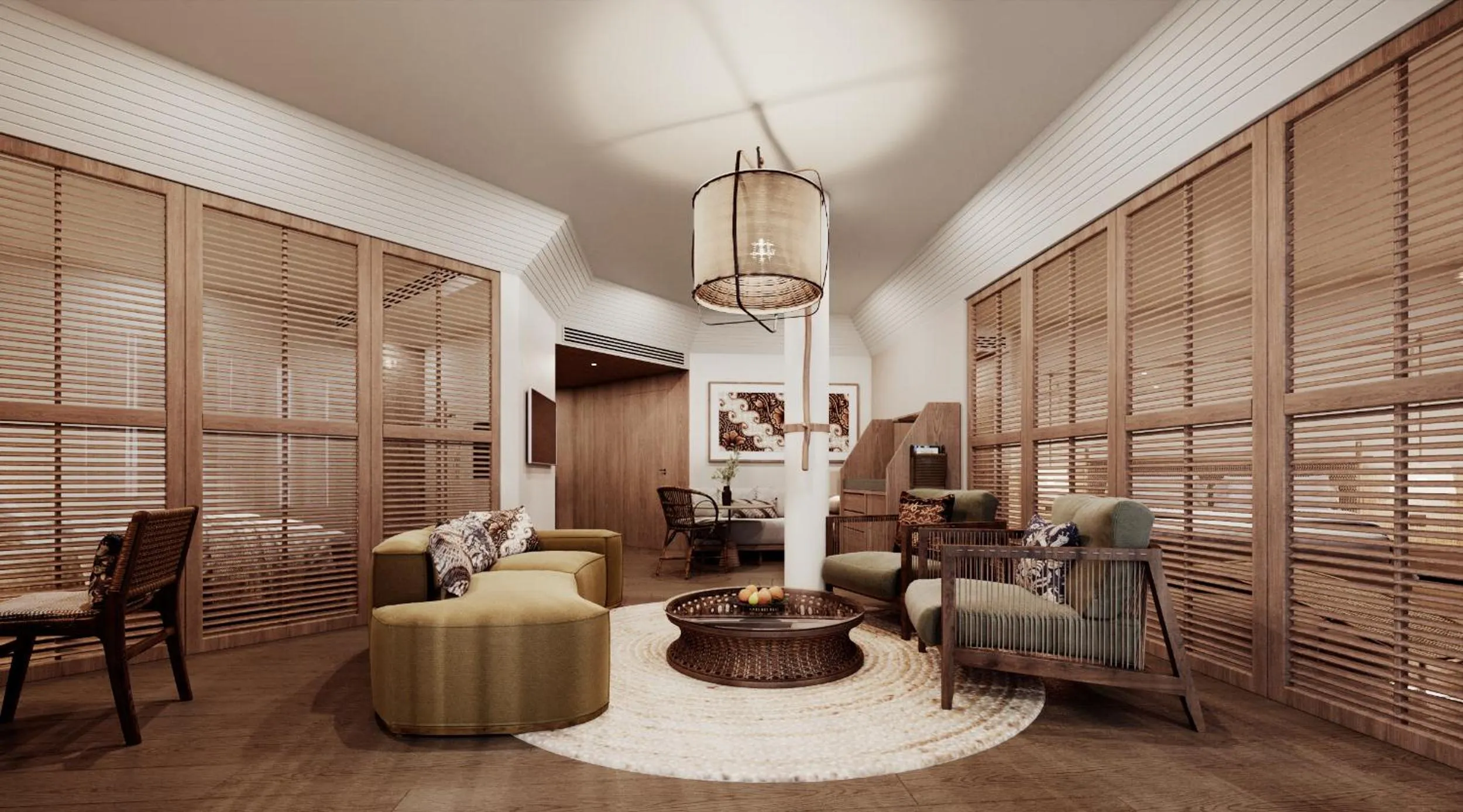 Living room in Aonang Villa Resort I Beach Front