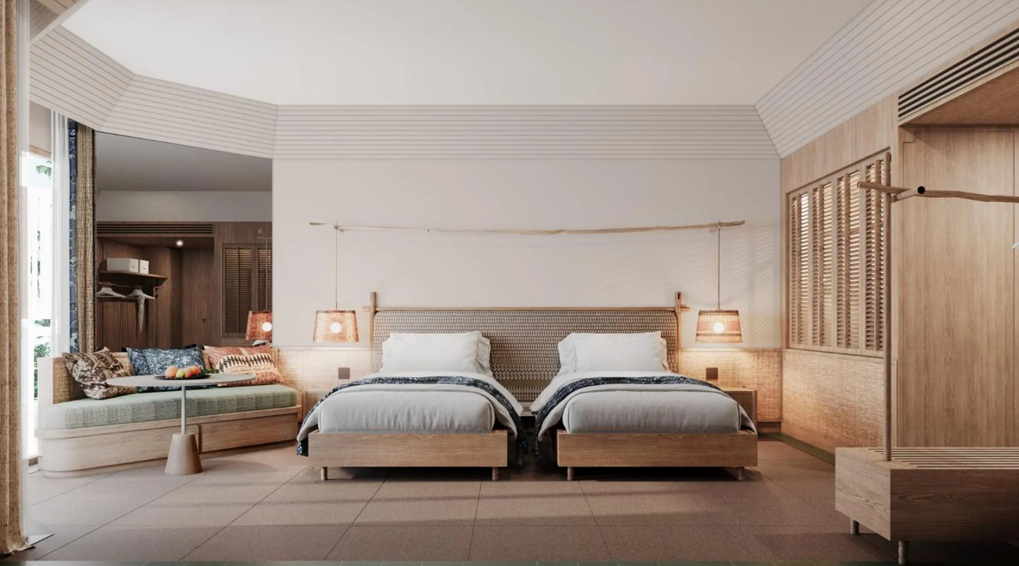 Bed in Aonang Villa Resort I Beach Front