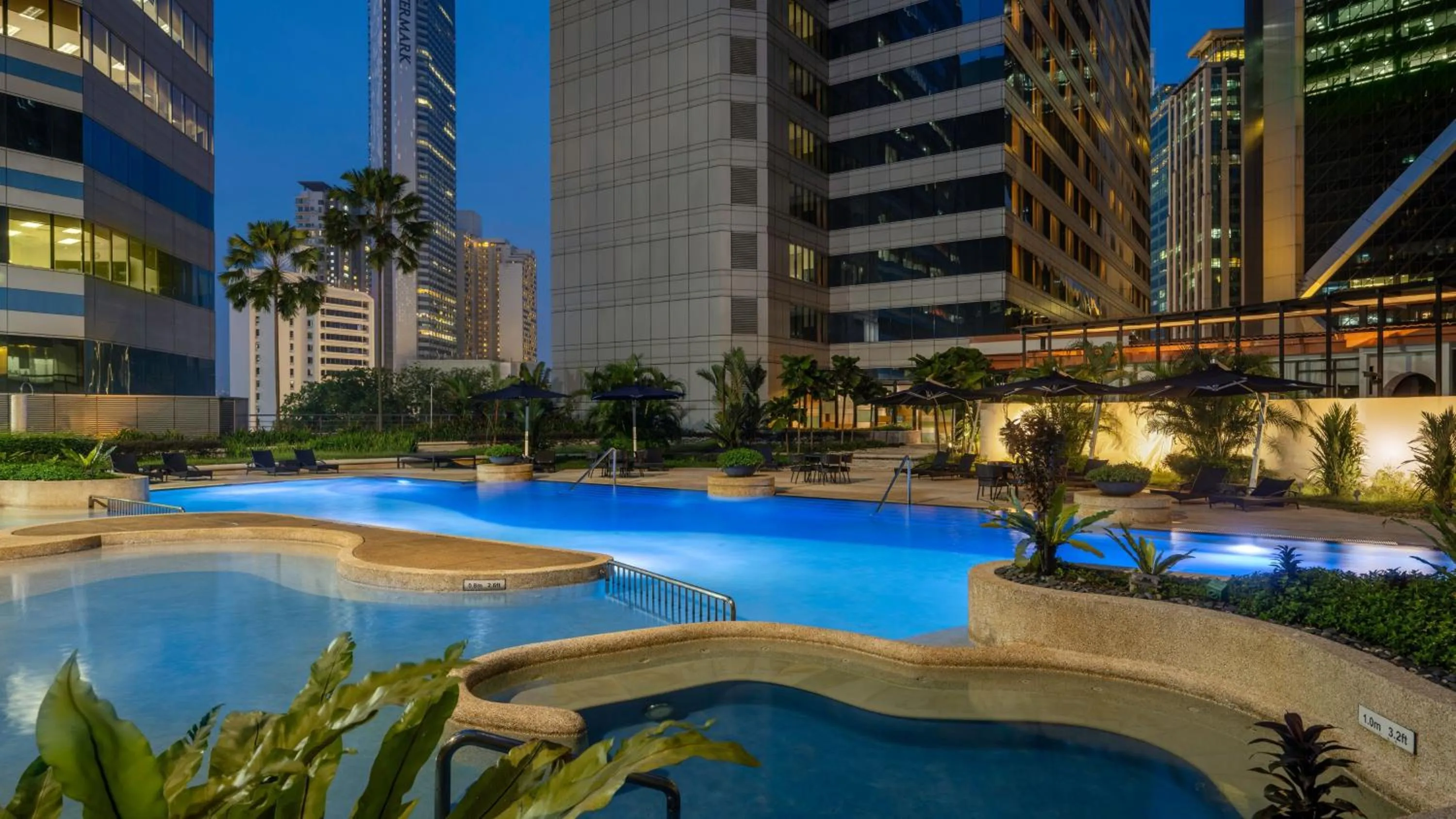 Swimming pool in InterContinental Kuala Lumpur by IHG