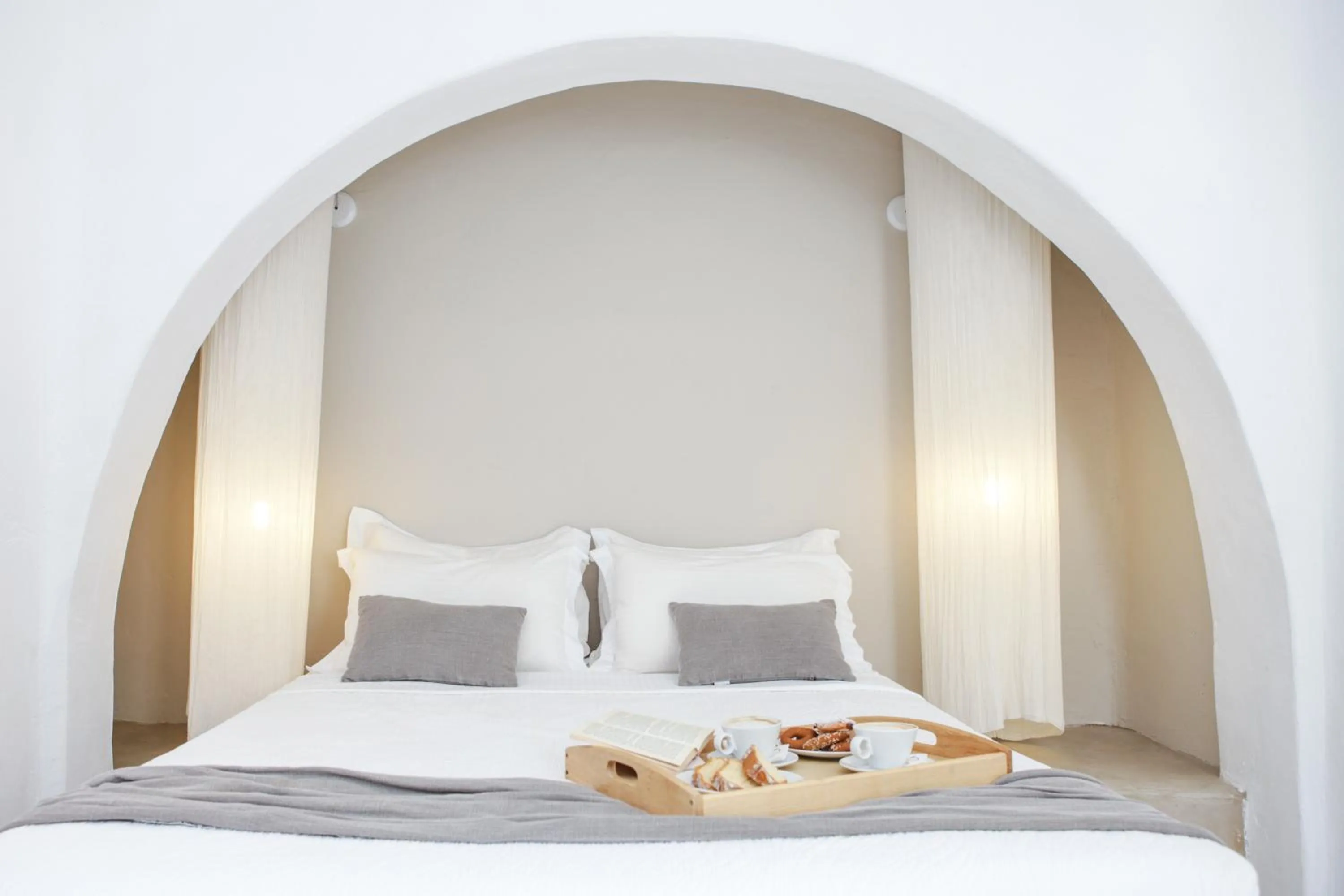 Bed in Pylaia Boutique Hotel & Spa