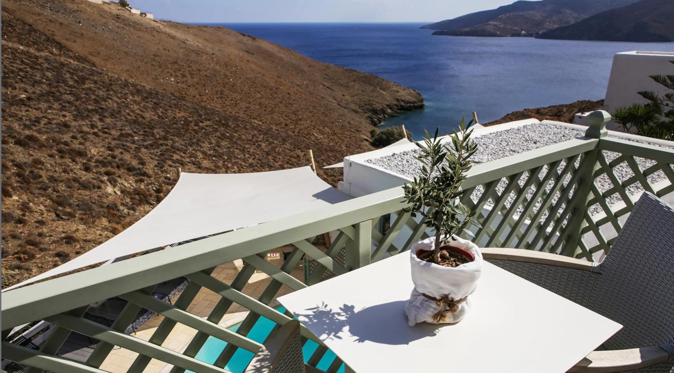 Balcony/Terrace in Pylaia Boutique Hotel & Spa