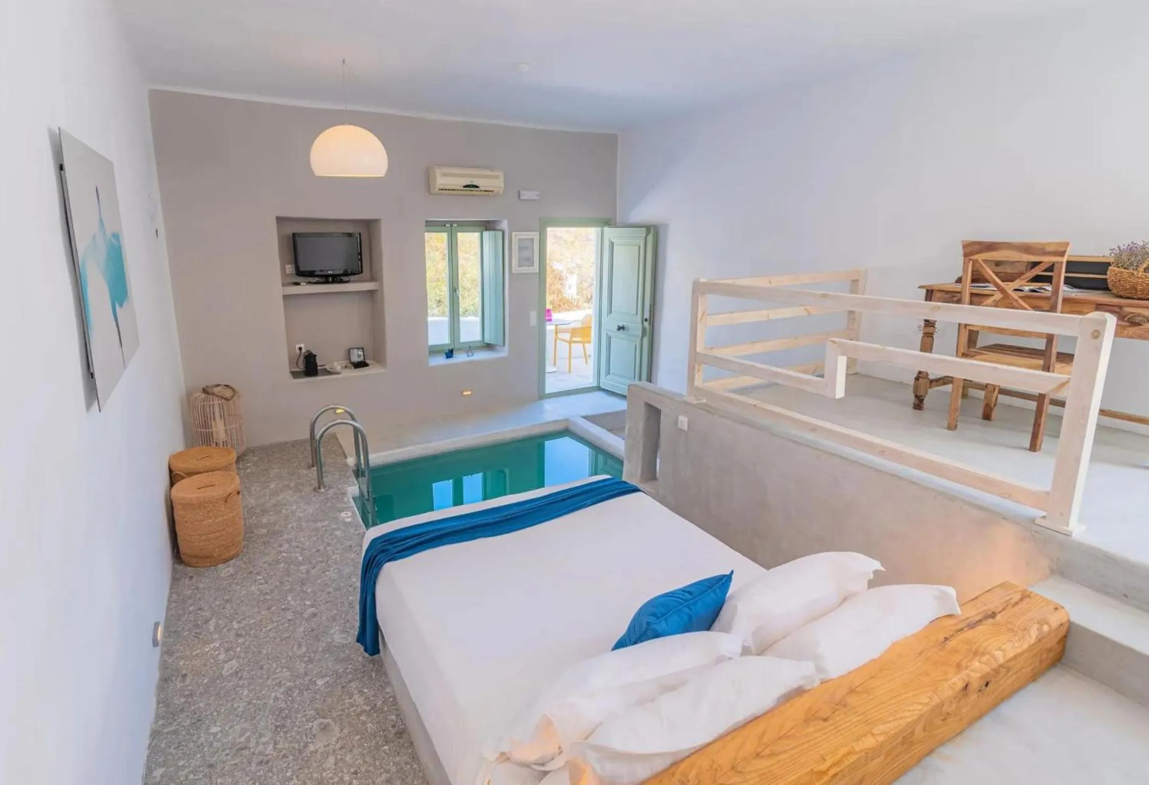 Bedroom, Bed in Pylaia Boutique Hotel & Spa