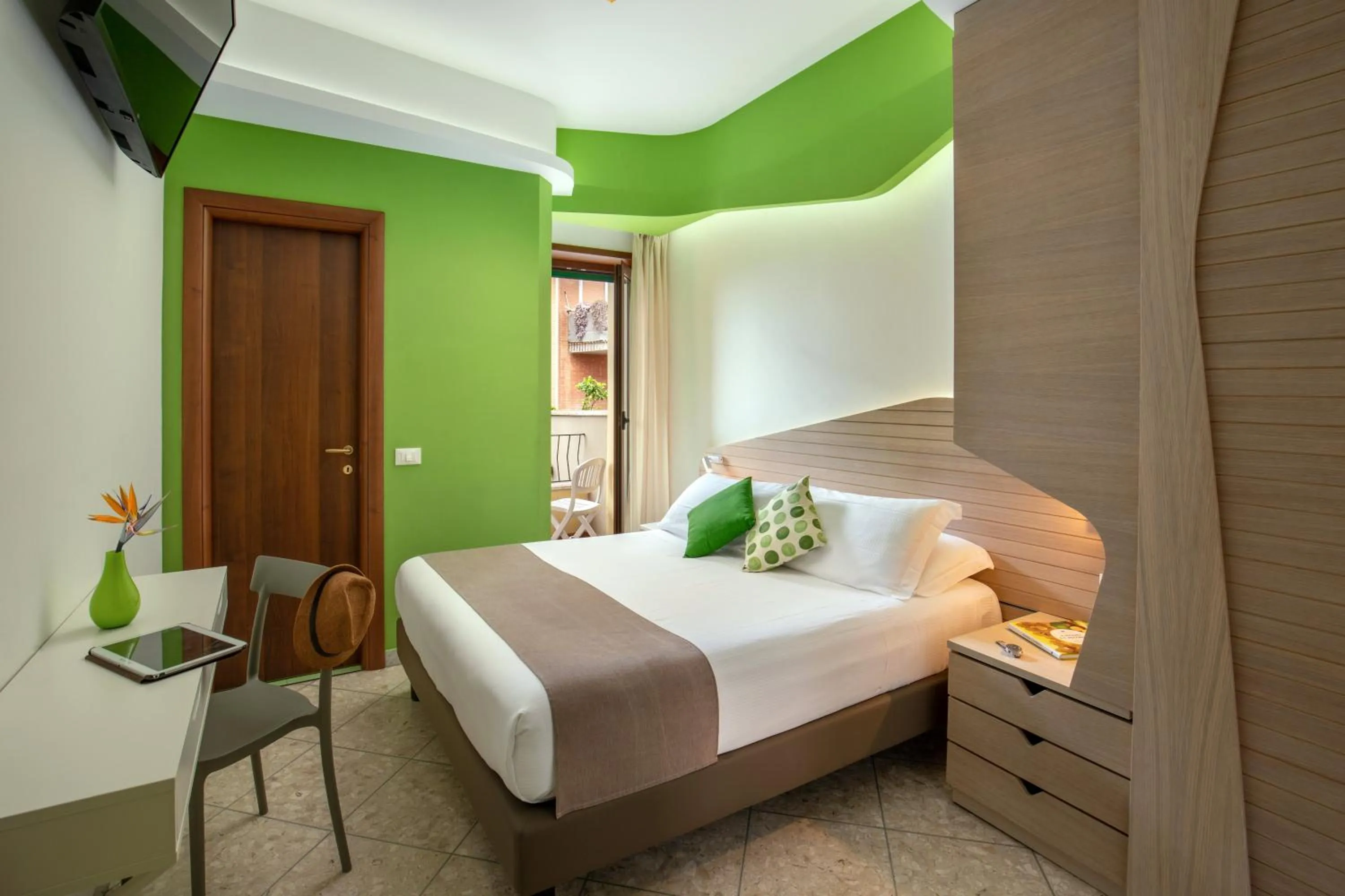 Bed in Hotel Casa Yvorio