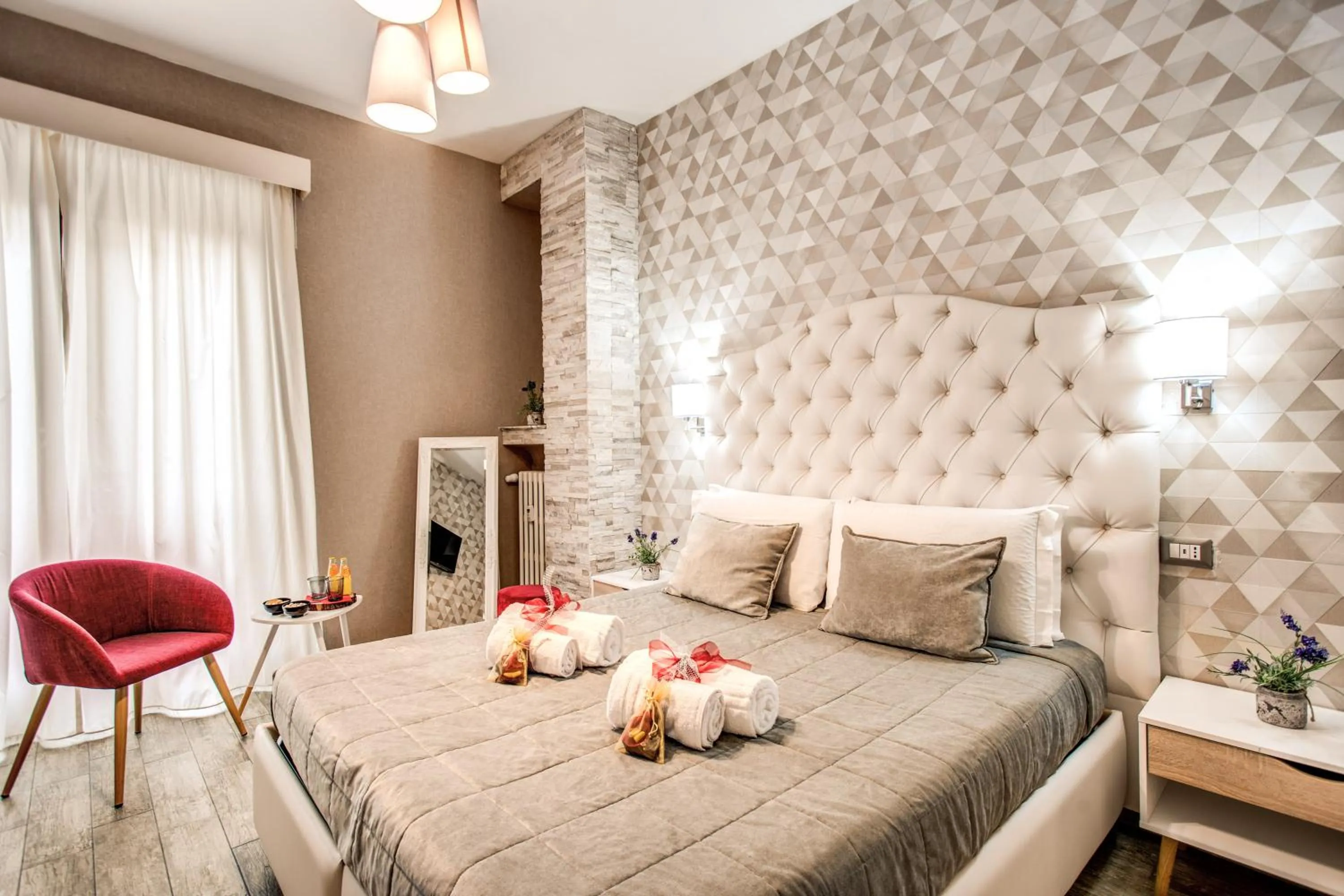 Bed in Santamaria Inn