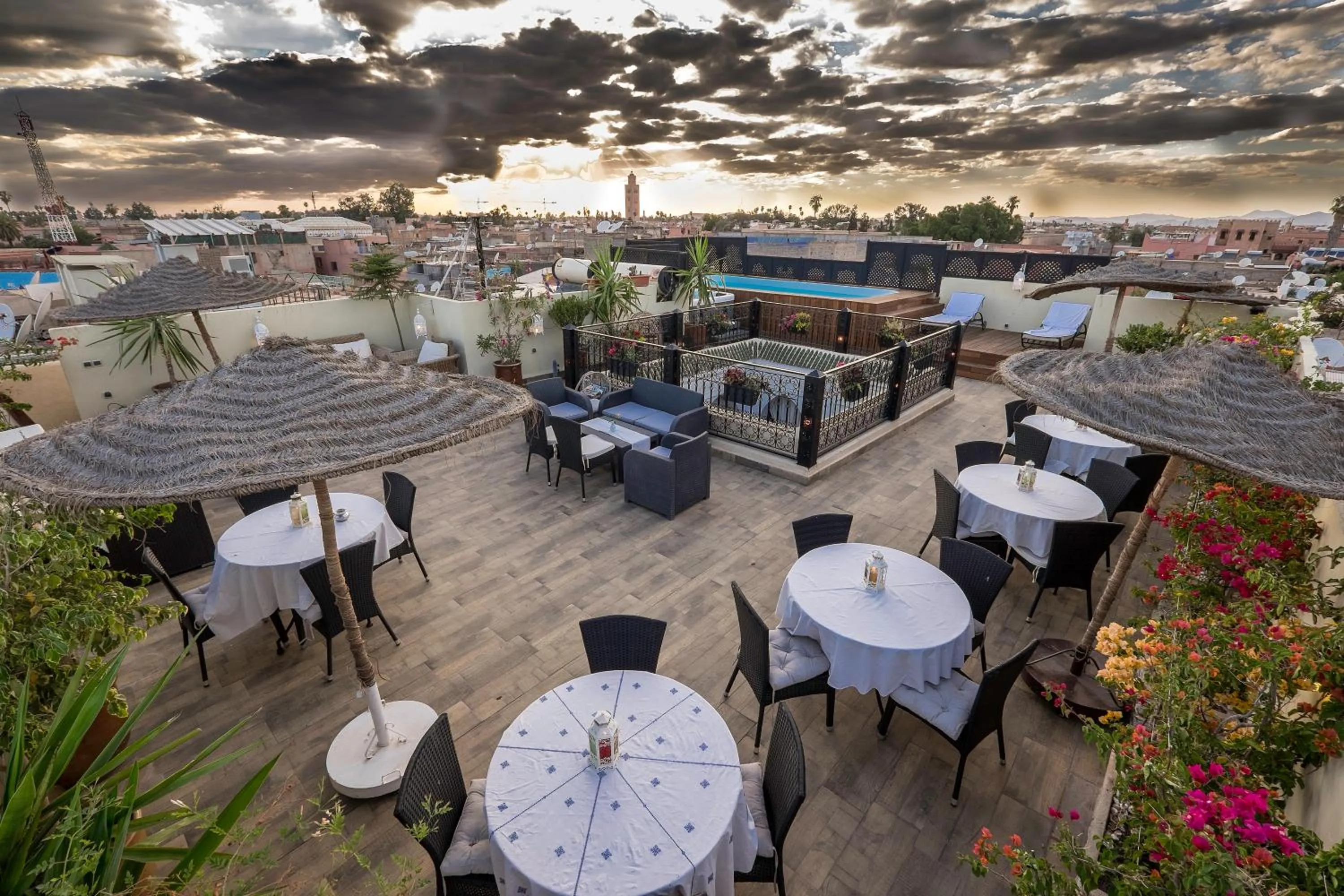 Patio in Riad Nesma Suites & Spa