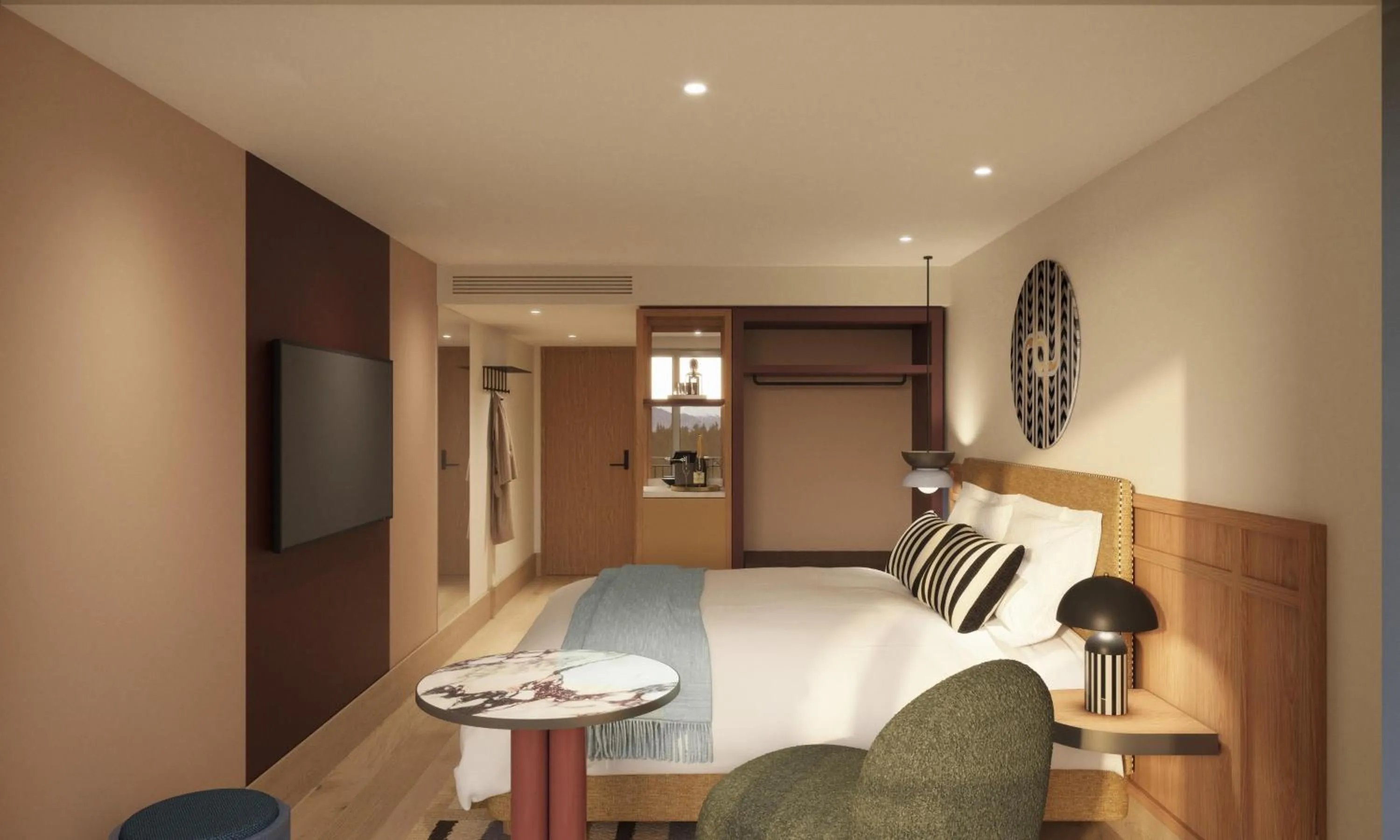 Bedroom in QT Queenstown