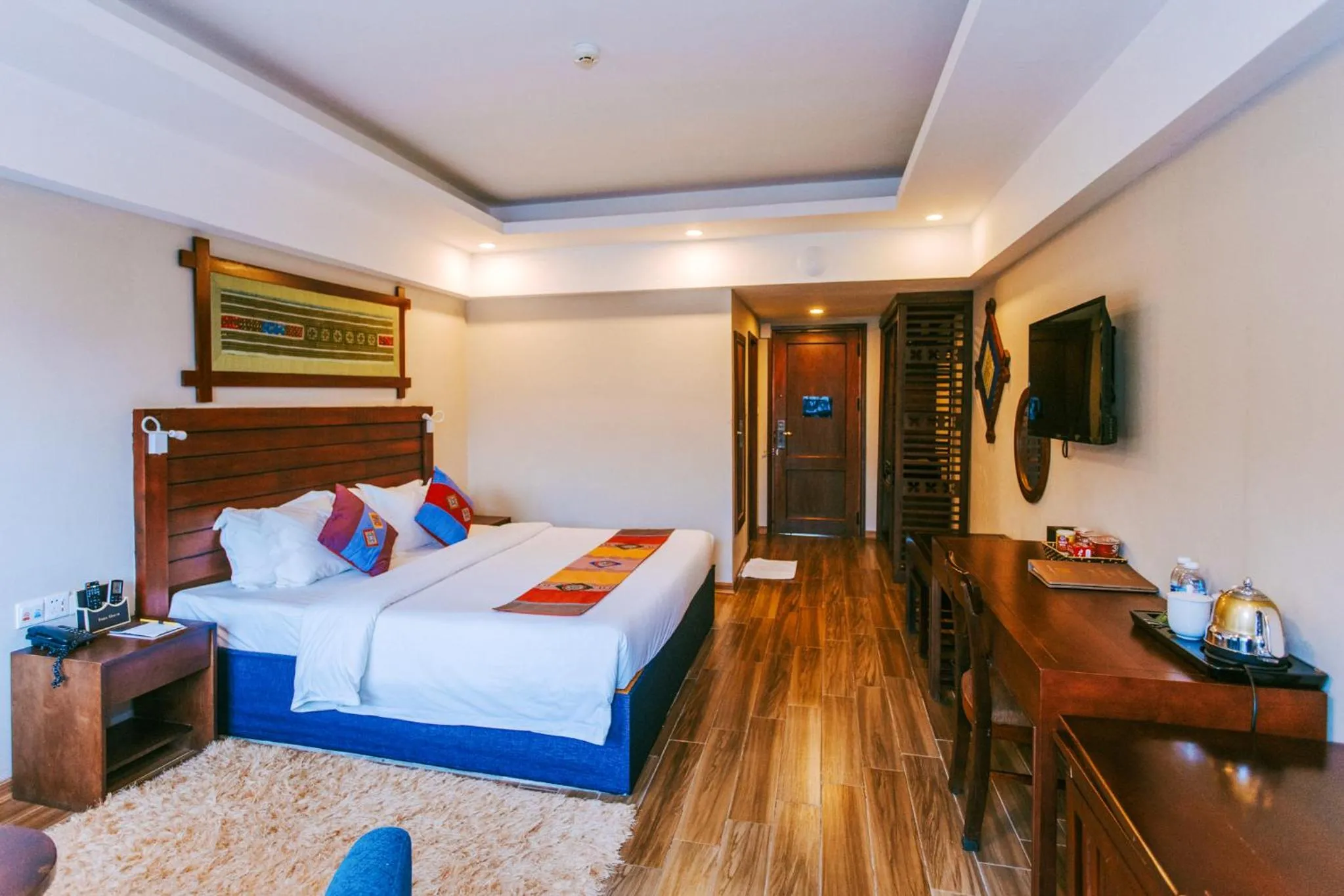 Bed in Sapa Charm Hotel