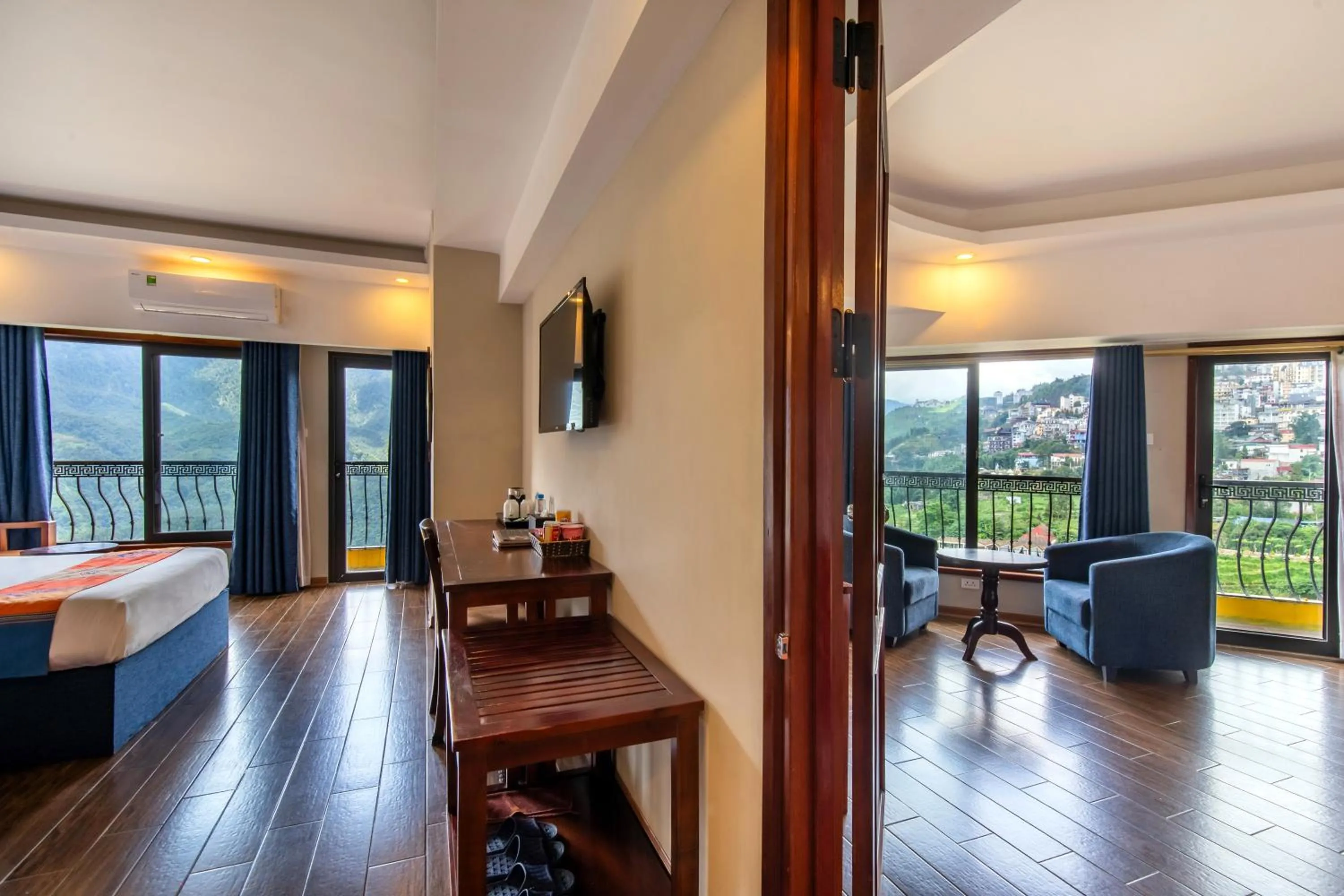 Bed in Sapa Charm Hotel