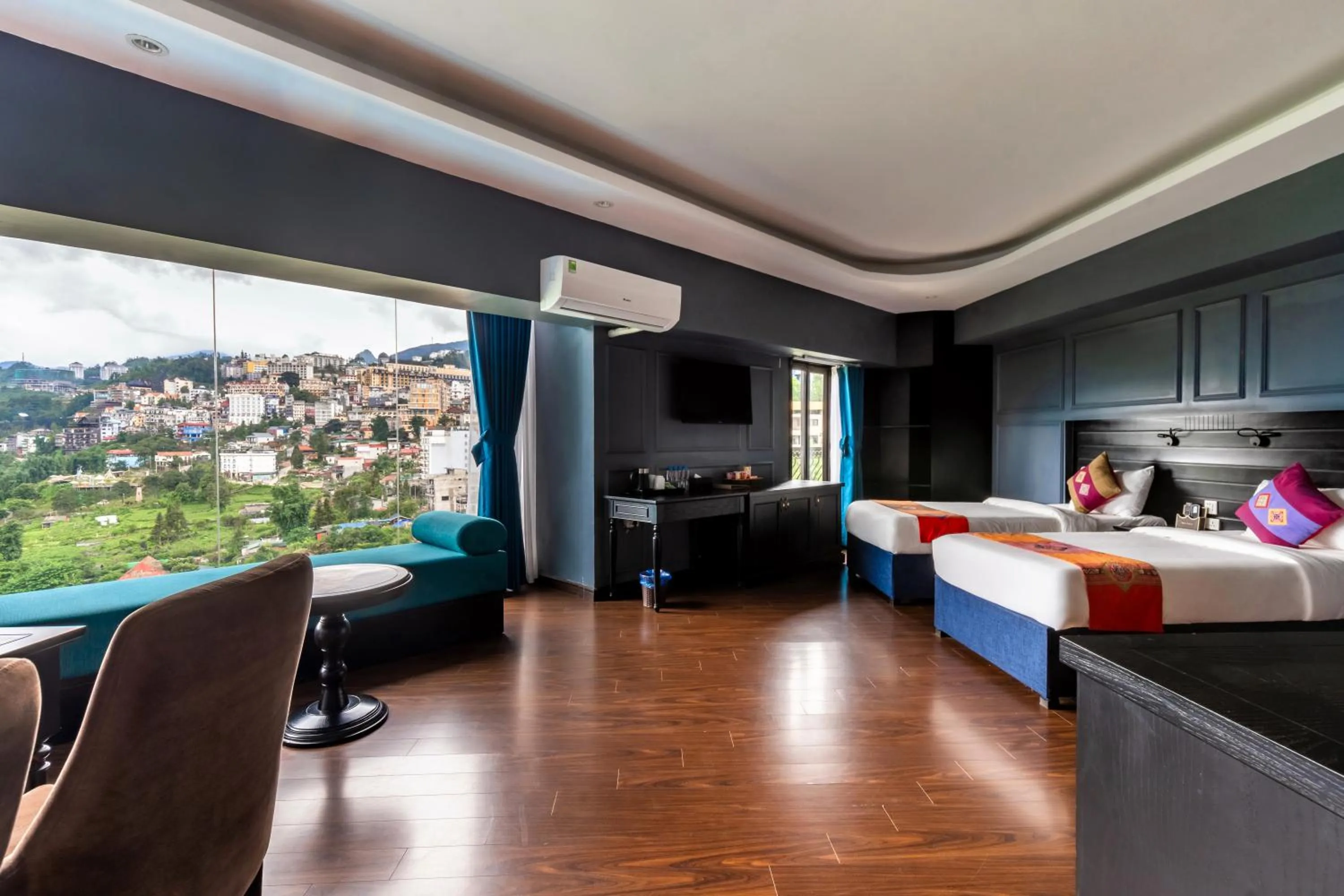 Bed in Sapa Charm Hotel