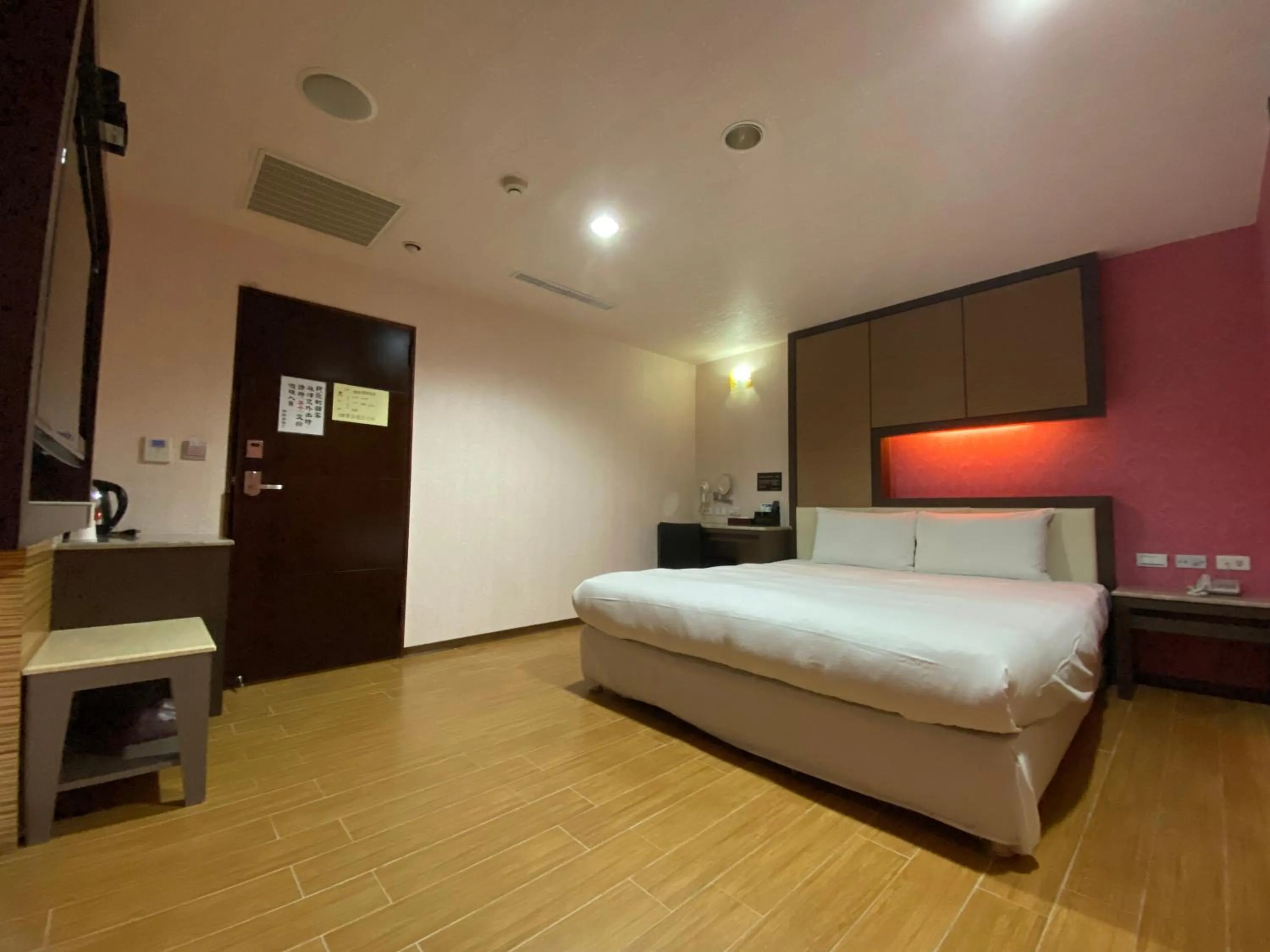 Bed in 花鄉商旅 左營店 Hua Xiang Hotel-Zuoying
