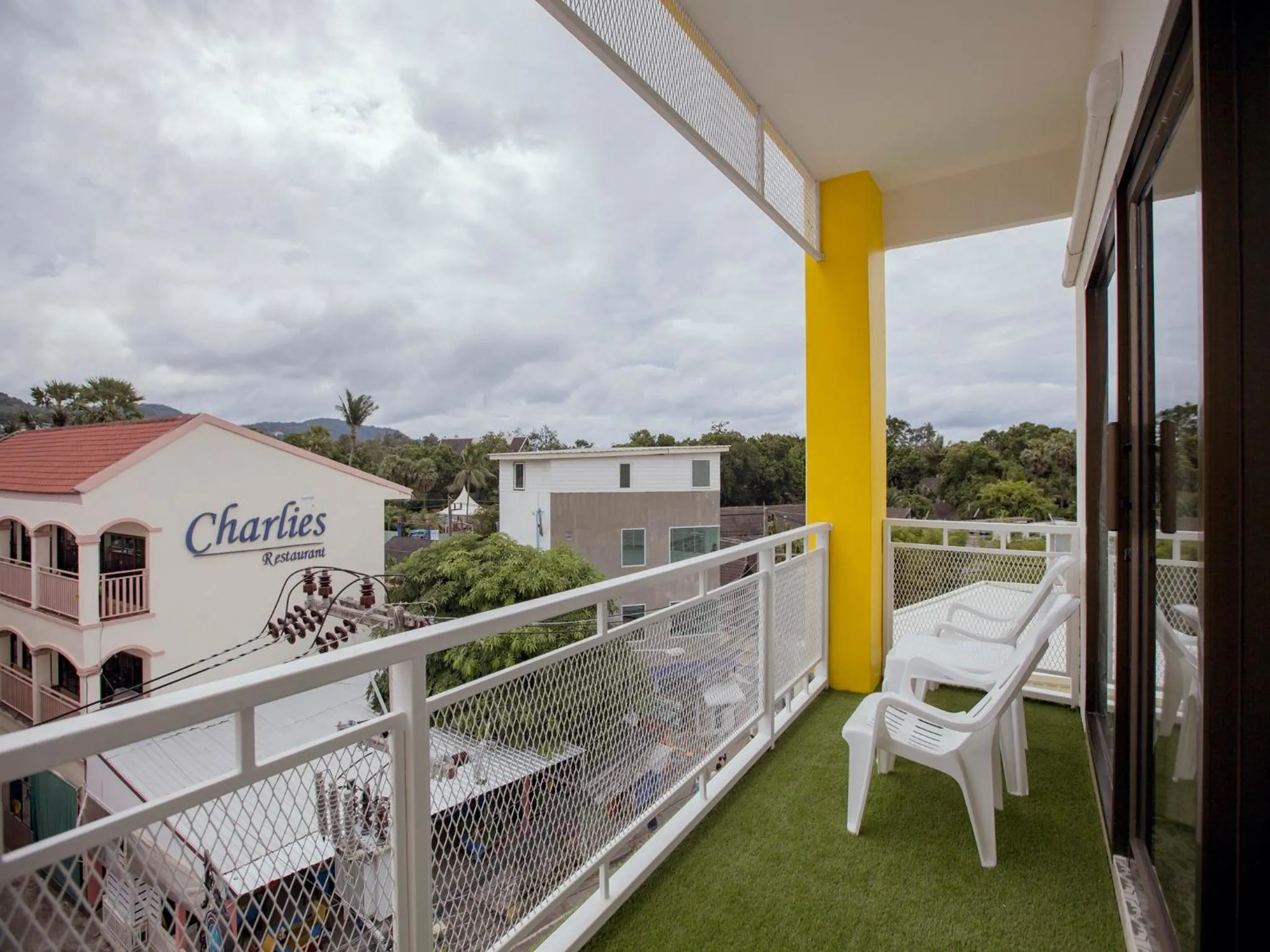Balcony/Terrace in Sino Hostel @ Kata