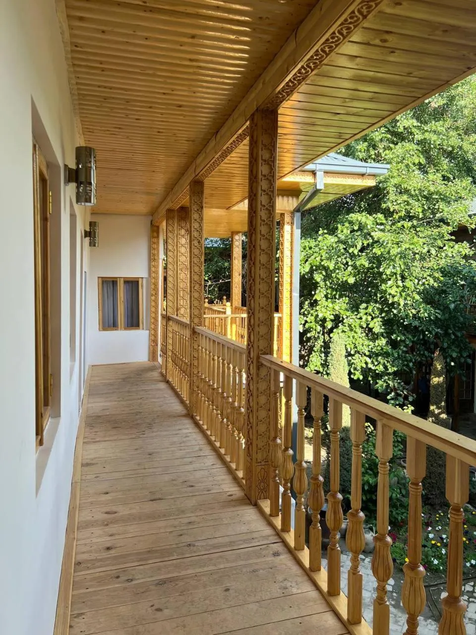 Inner courtyard view in Hotel Legende