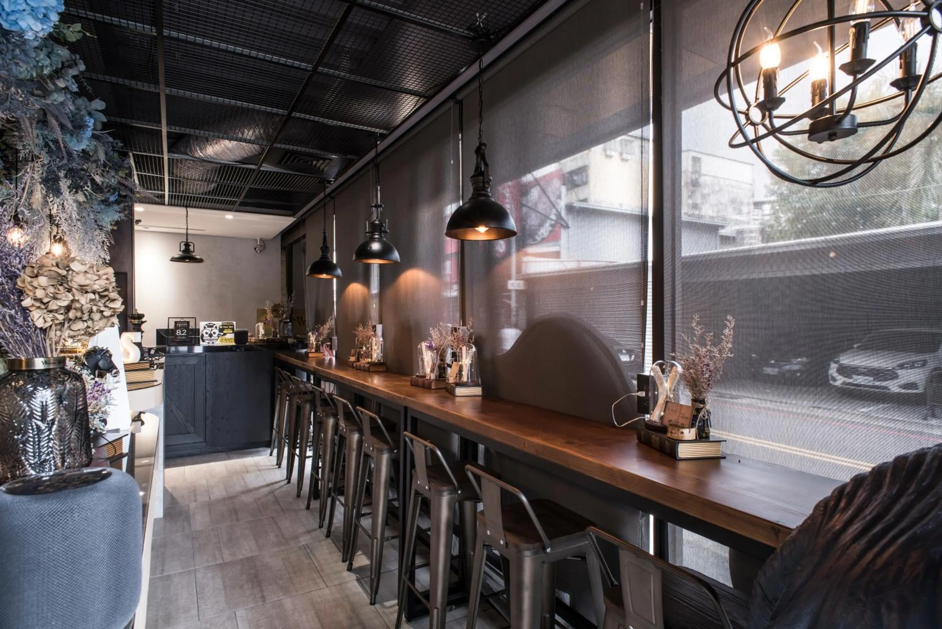 Seating area in Whoops Hotel