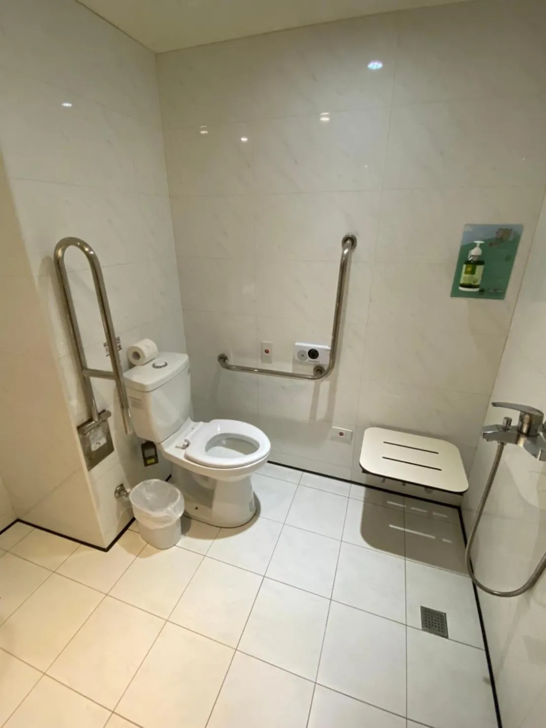 Shower in Whoops Hotel