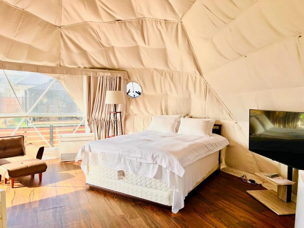 Bed in Ducale Garden Hotel Kujukuri