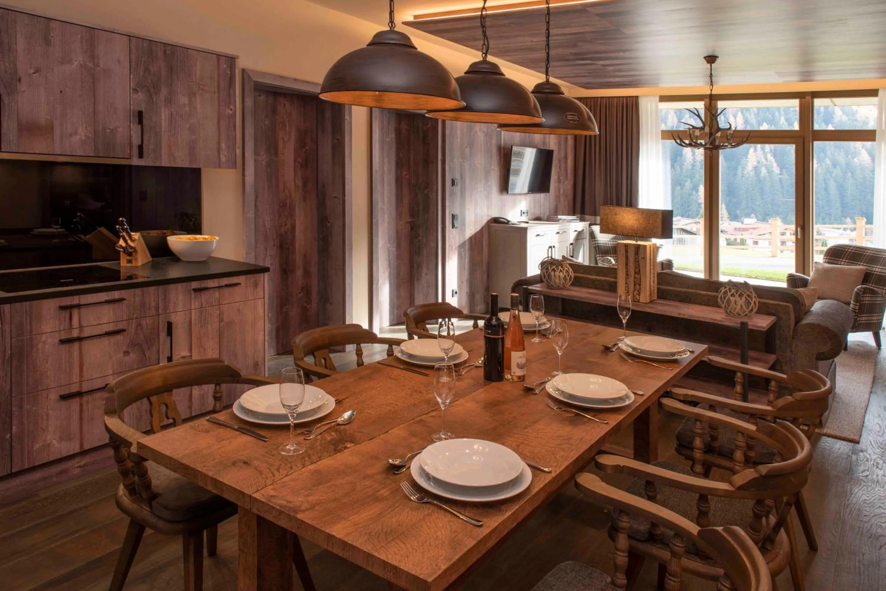 Seating area in Mountain Spa Residences