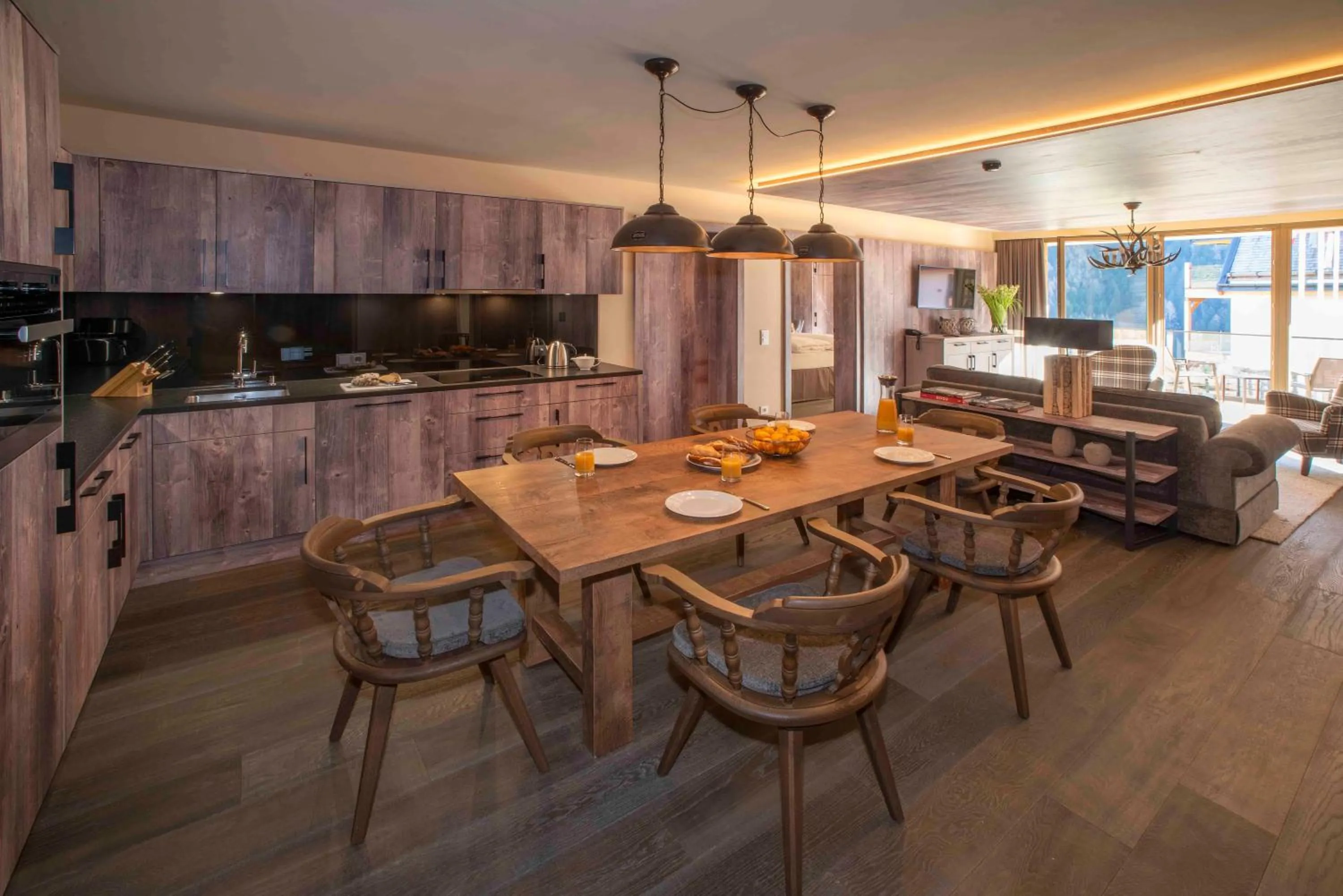 Kitchen or kitchenette in Mountain Spa Residences