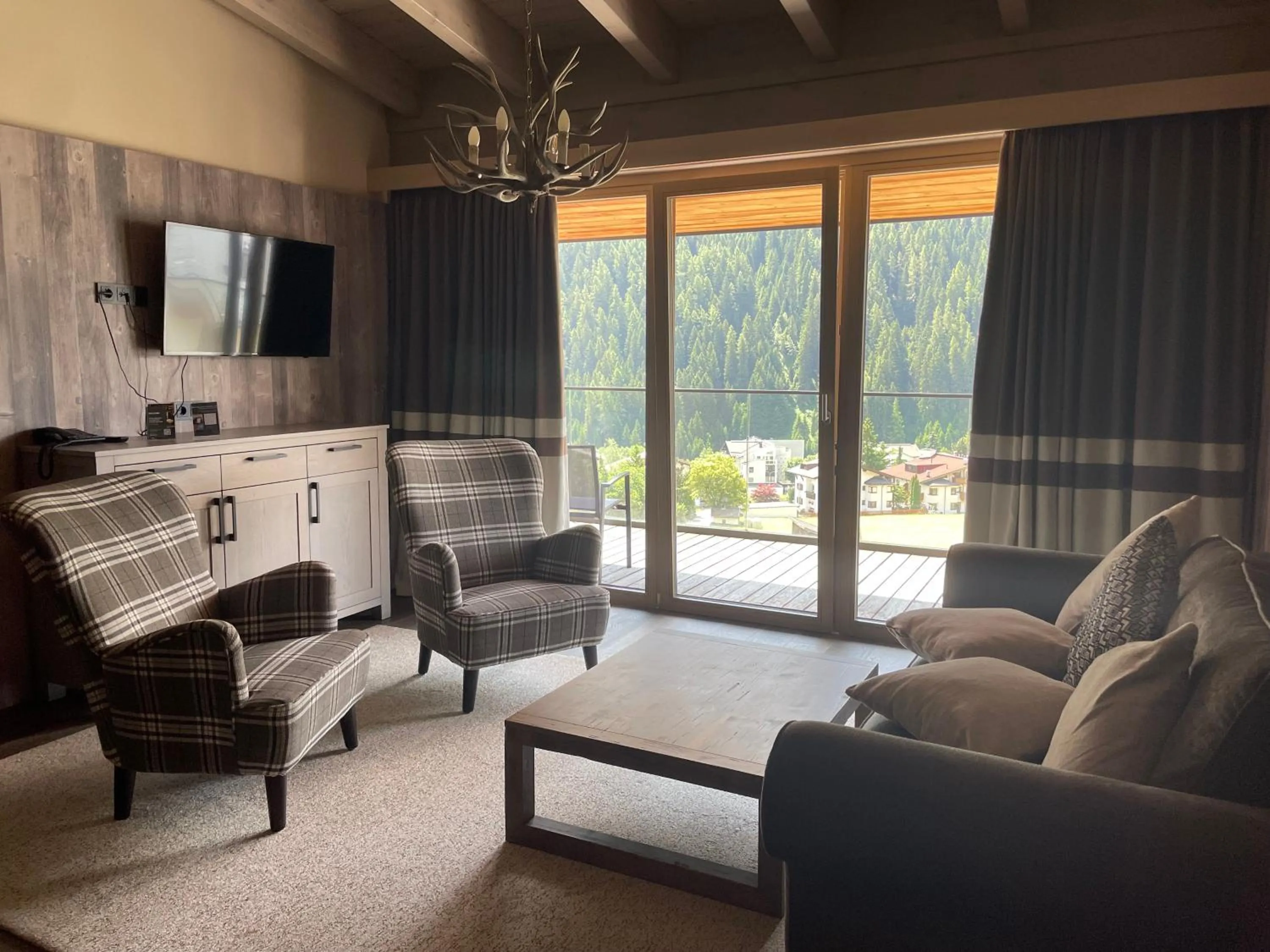 Living room in Mountain Spa Residences