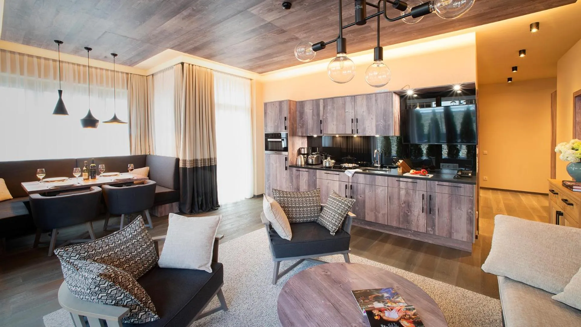 Living room in Mountain Spa Residences