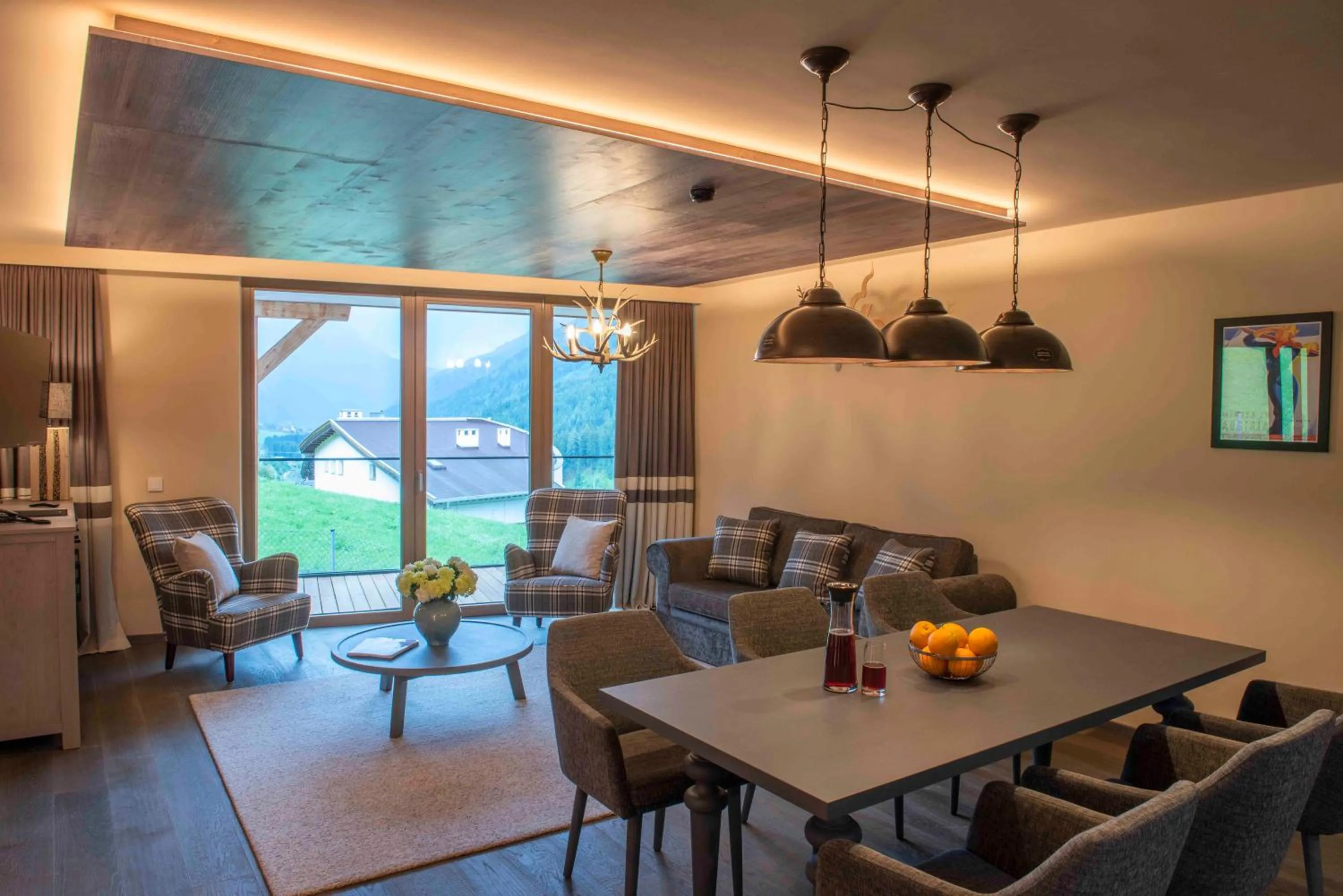 Living room in Mountain Spa Residences