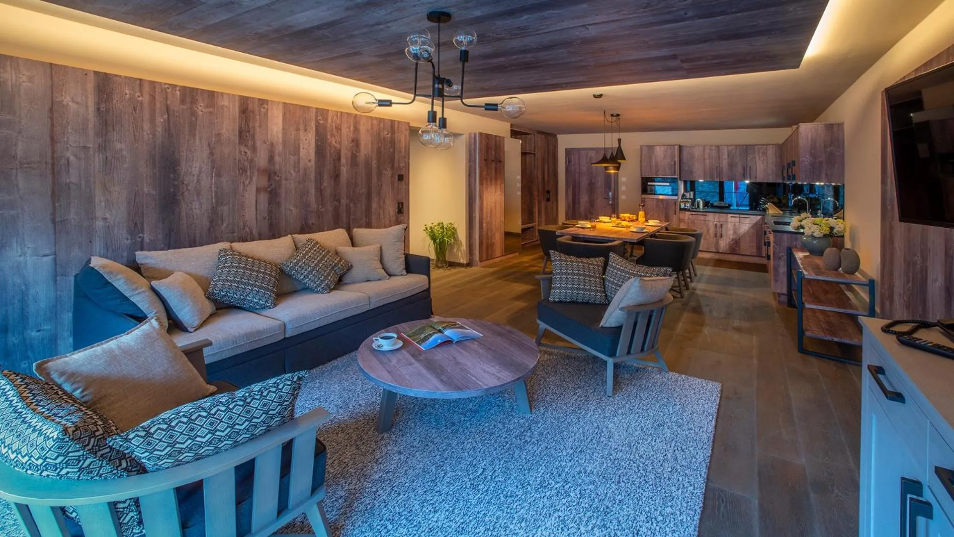 Living room in Mountain Spa Residences