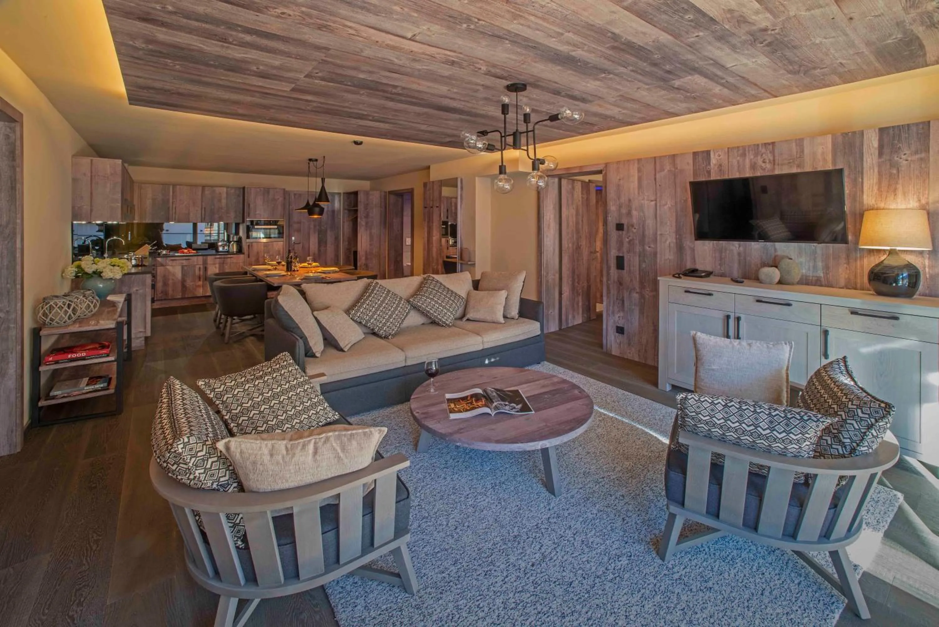 Living room in Mountain Spa Residences