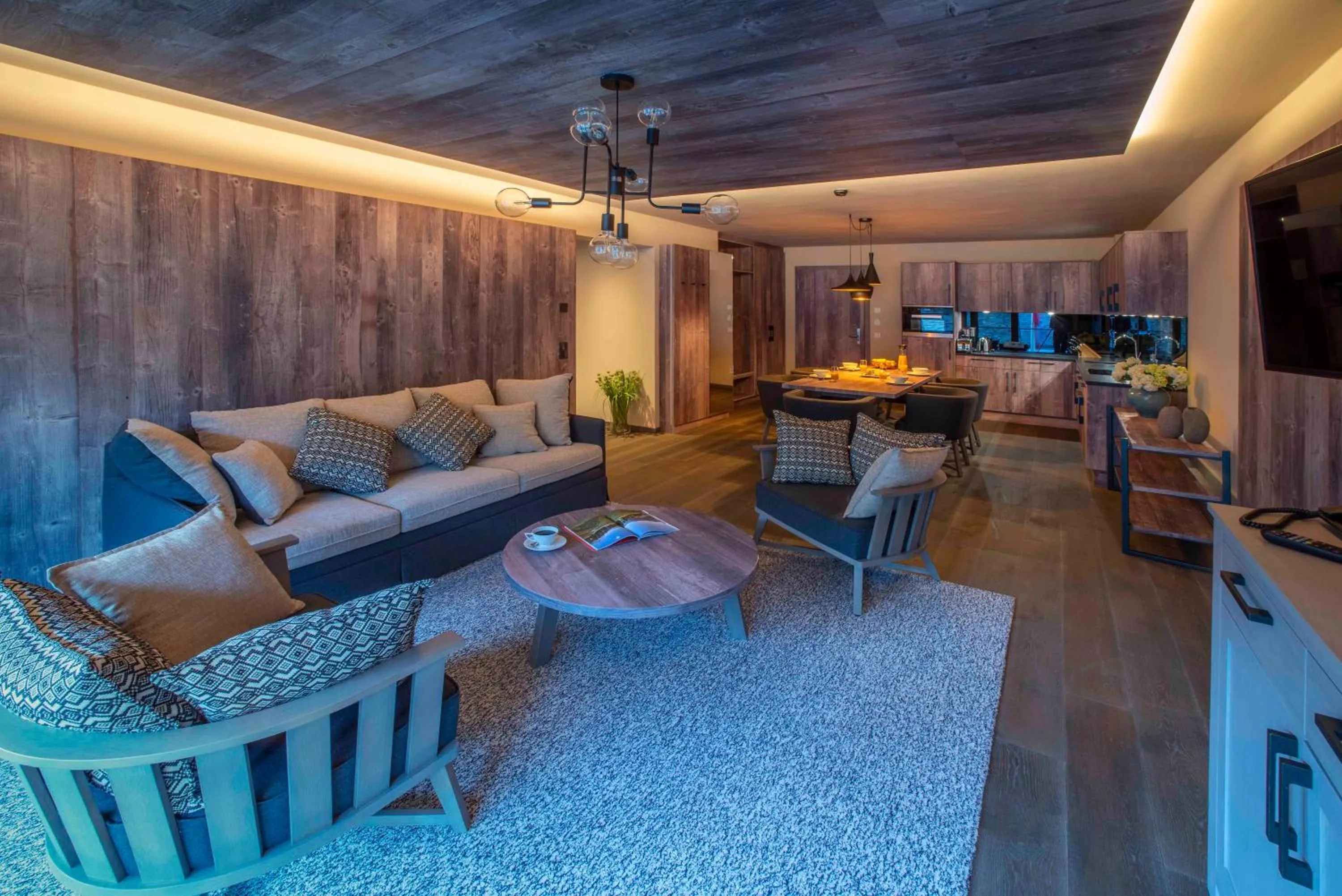 Living room in Mountain Spa Residences