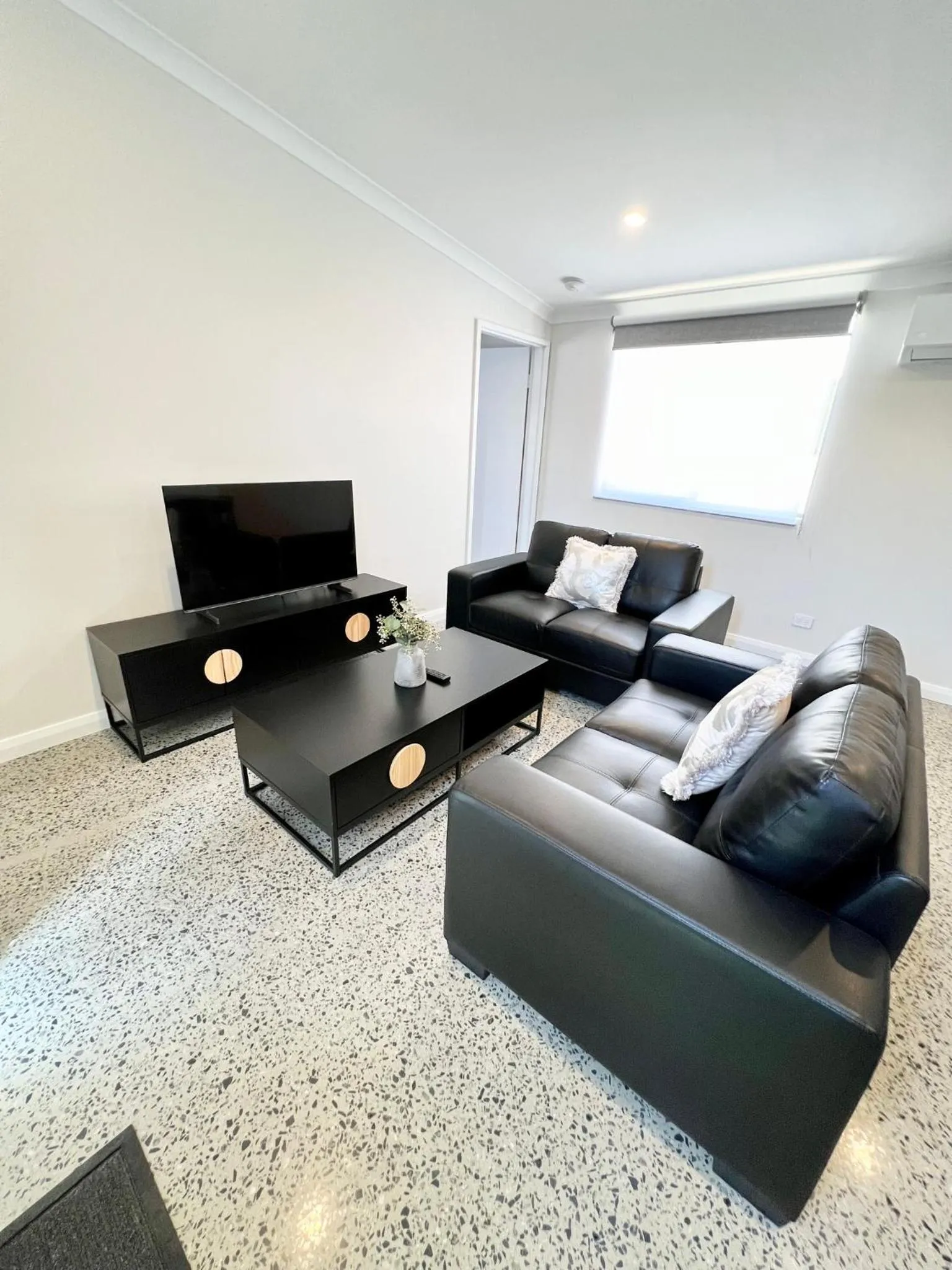 Living room in Sunset Beach Holiday Park