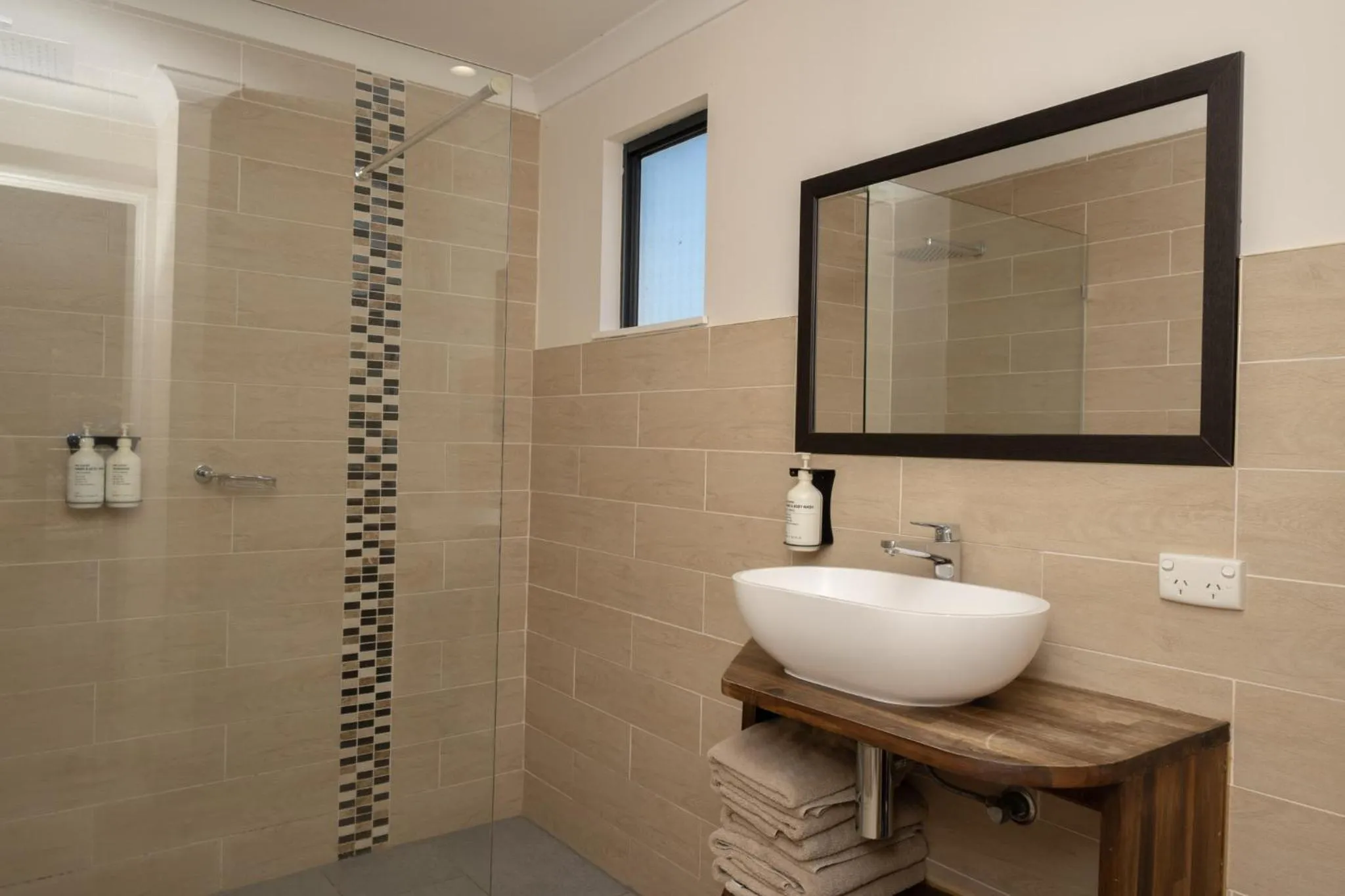 Shower in Sunset Beach Holiday Park