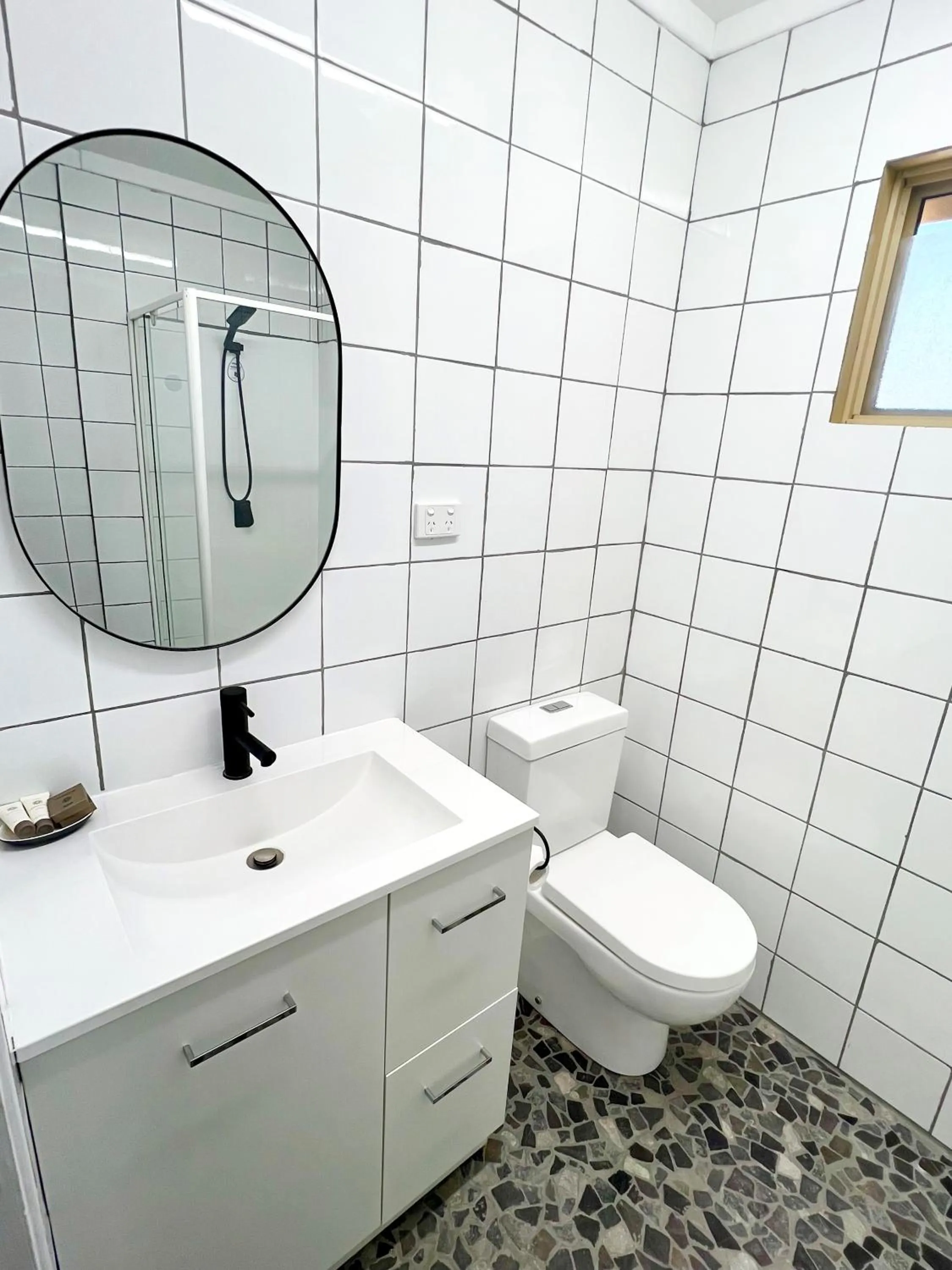 Toilet in Sunset Beach Holiday Park